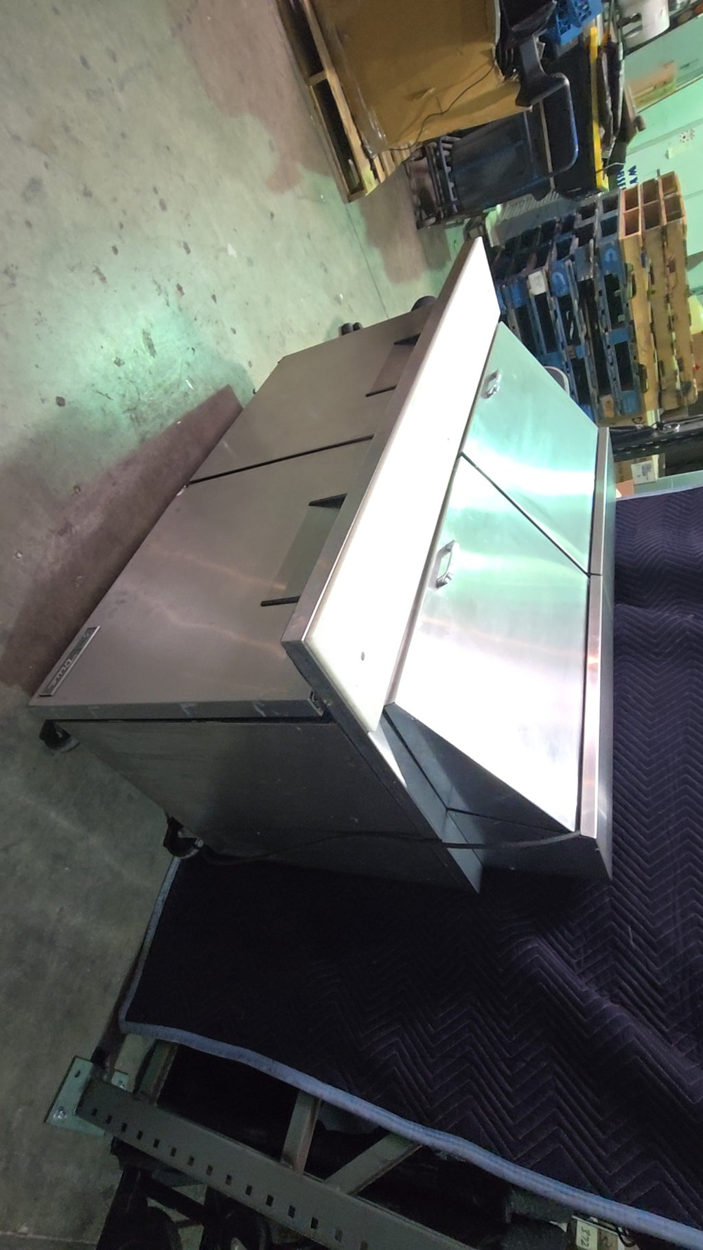 True TSSU-60-24M-B-ST-HC Refrigerator, Undercounter Prep Table 2 Doors 2 Drawers Stainless Steel