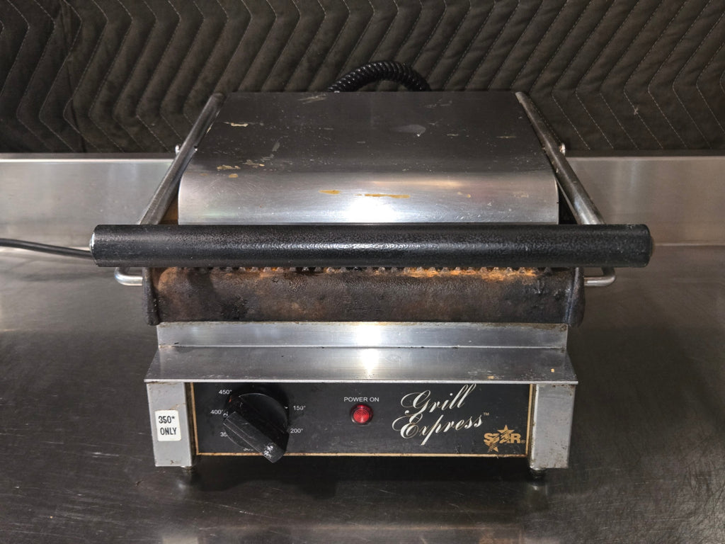 Star Grill Press, Countertop 120V 1400W, Adjustable Temperature, Single Plate