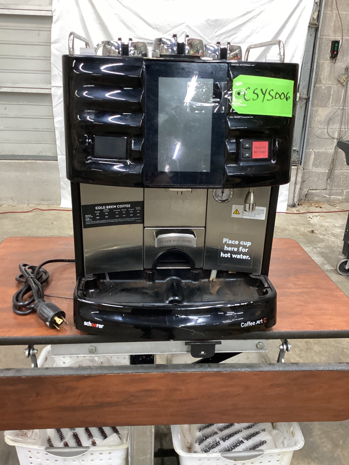 Schaerer Coffee Art C Super-automatic Bean-to-cup Coffee Machine With A Built-in Grinder