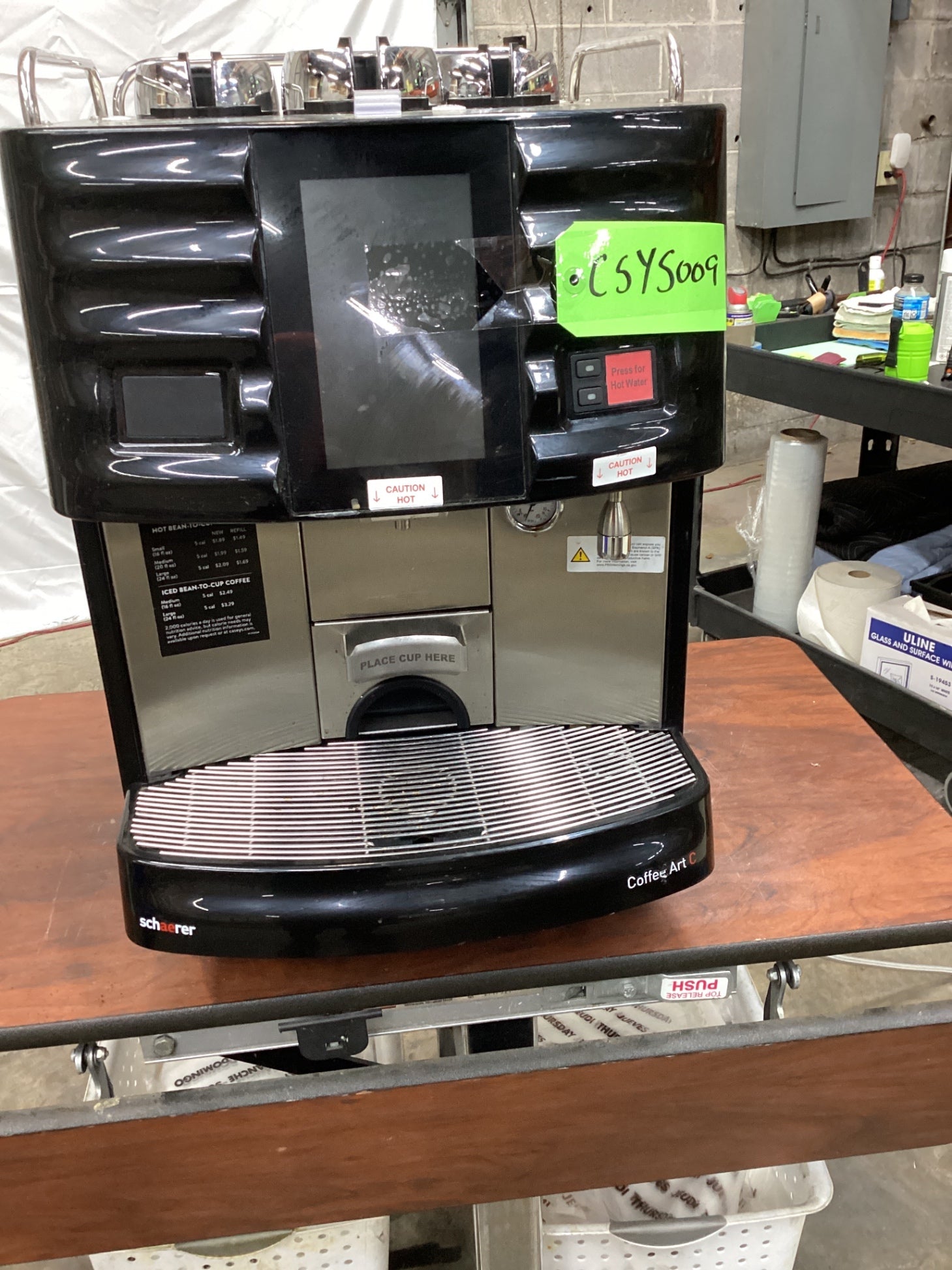 Schaerer Coffee Art C Super-automatic Bean-to-cup Coffee Machine With A Built-in Grinder