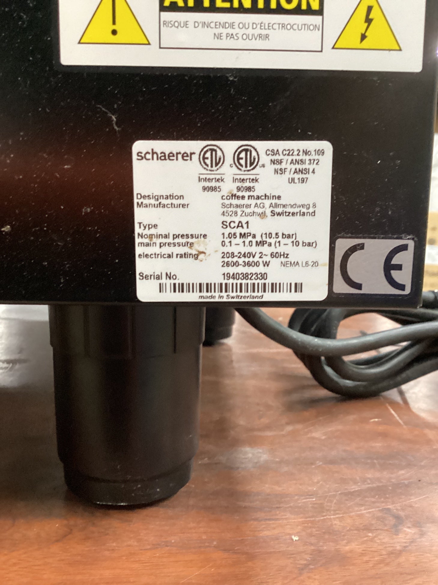 Schaerer Coffee Art C Super-automatic Bean-to-cup Coffee Machine With A Built-in Grinder