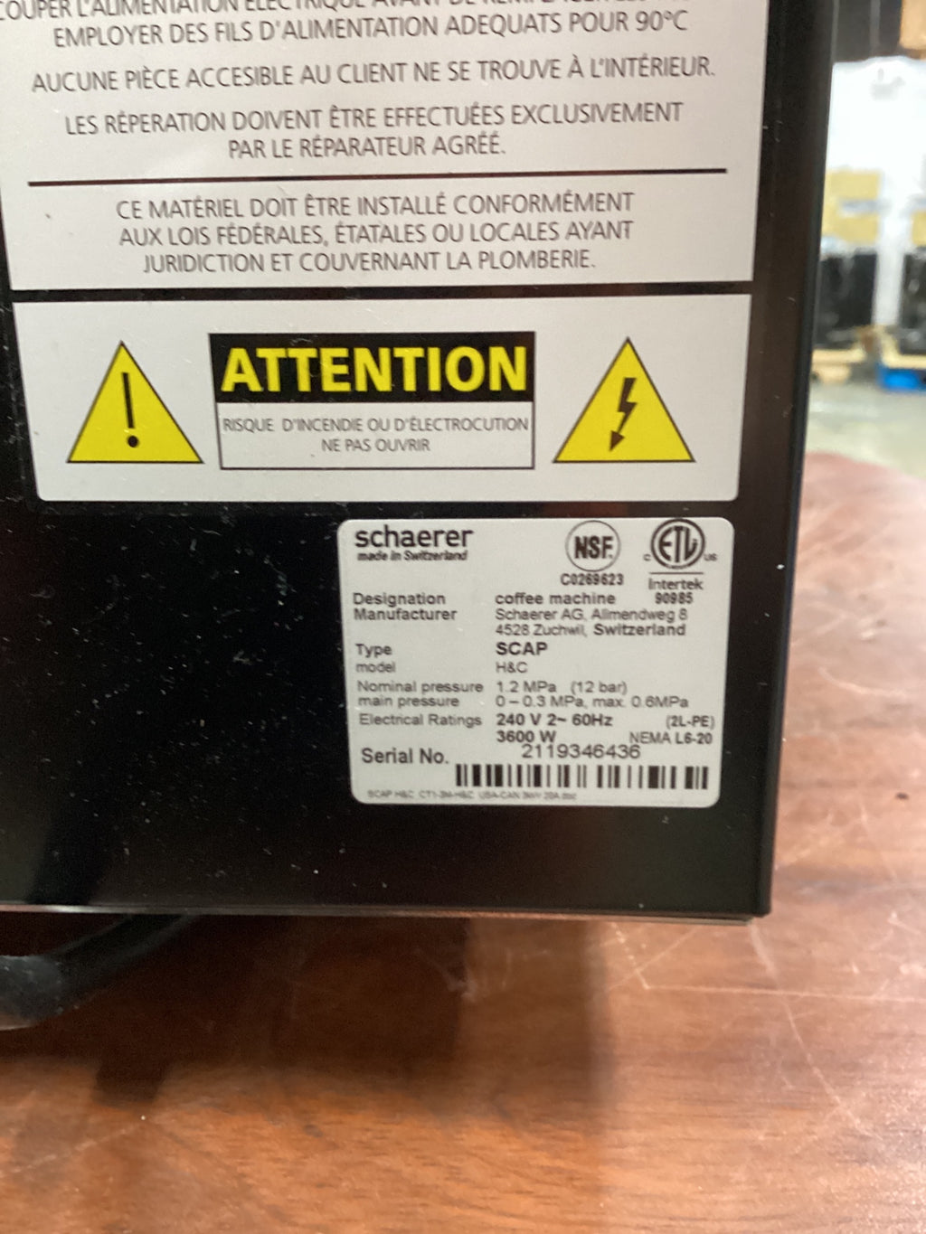 Schaerer Coffee Art C Super-automatic Bean-to-cup Coffee Machine With A Built-in Grinder