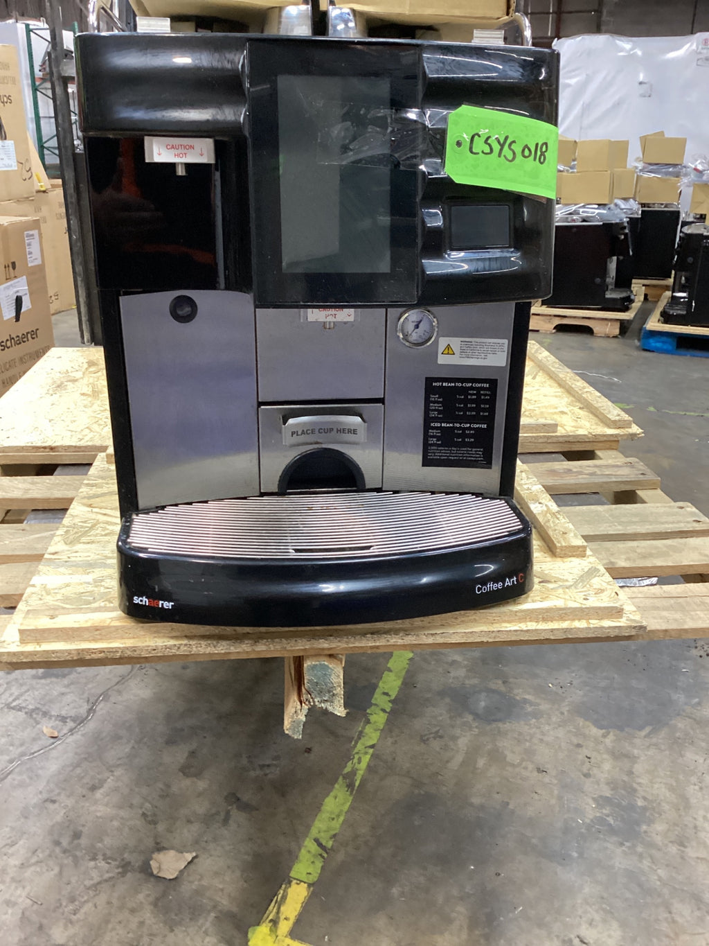 Schaerer Coffee Art C Super-automatic Bean-to-cup Coffee Machine With A Built-in Grinder