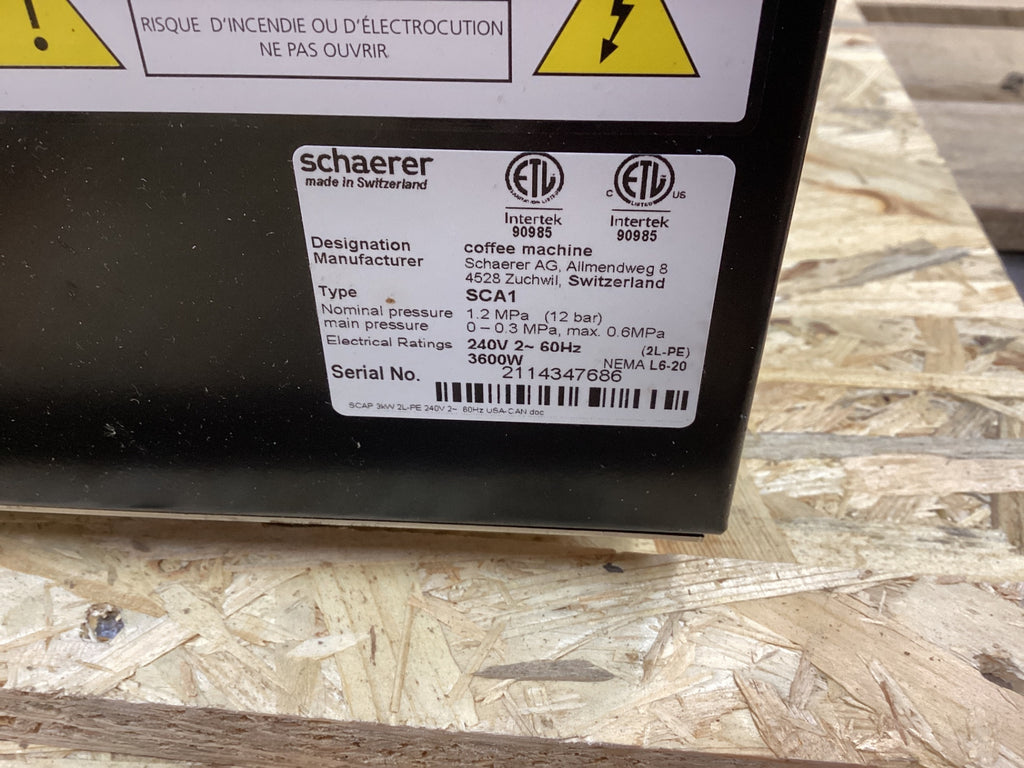 Schaerer Coffee Art C Super-automatic Bean-to-cup Coffee Machine With A Built-in Grinder