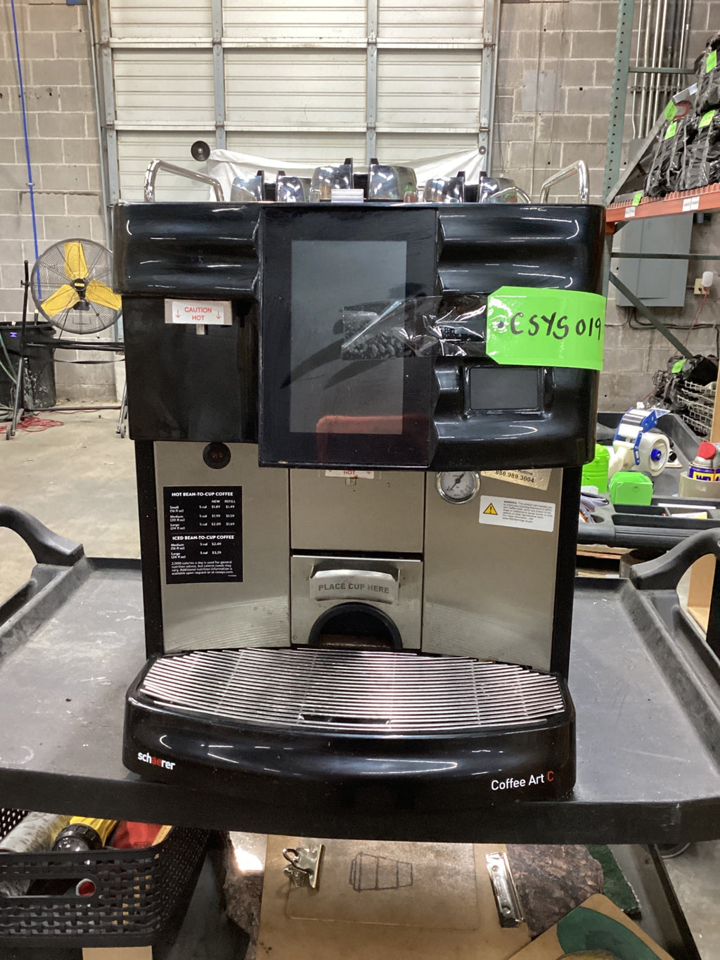 Schaerer Coffee Art C Super-automatic Bean-to-cup Coffee Machine With A Built-in Grinder