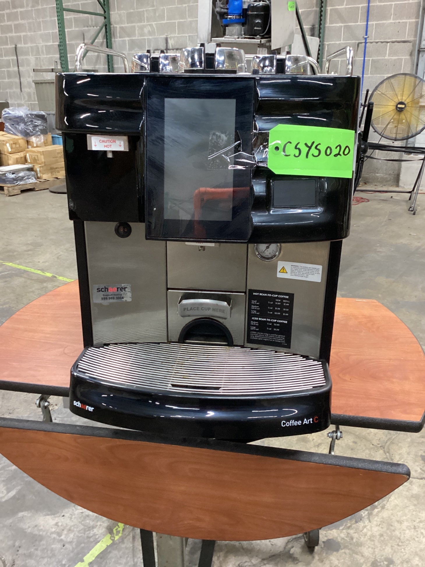 Schaerer Coffee Art C Super-automatic Bean-to-cup Coffee Machine With A Built-in Grinder