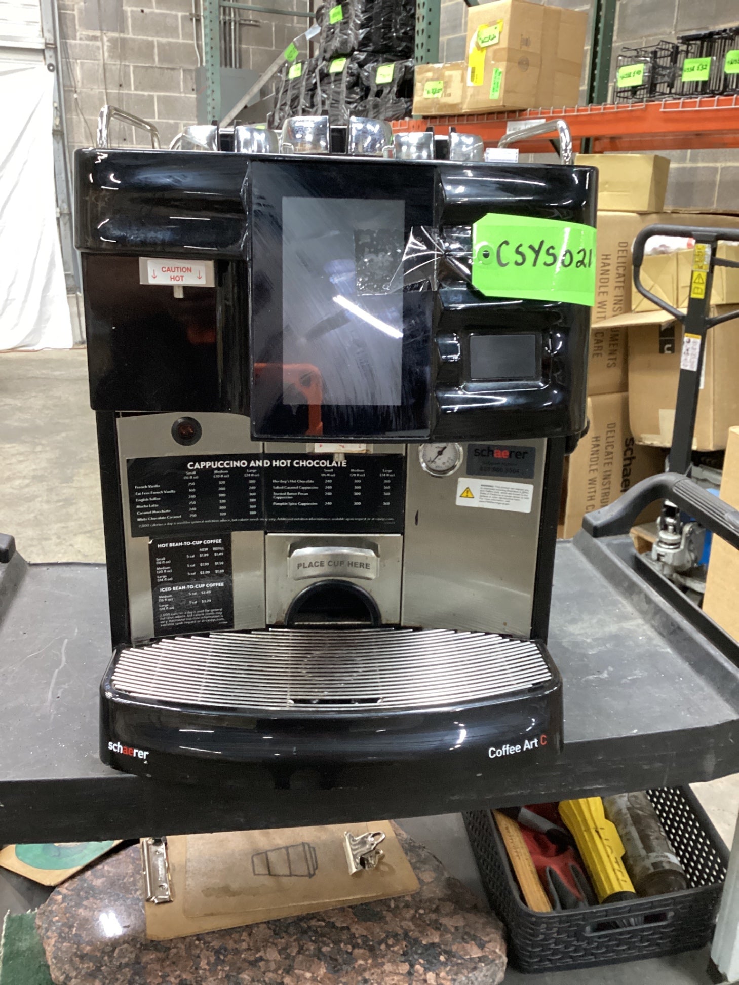 Schaerer Coffee Art C Super-automatic Bean-to-cup Coffee Machine With A Built-in Grinder