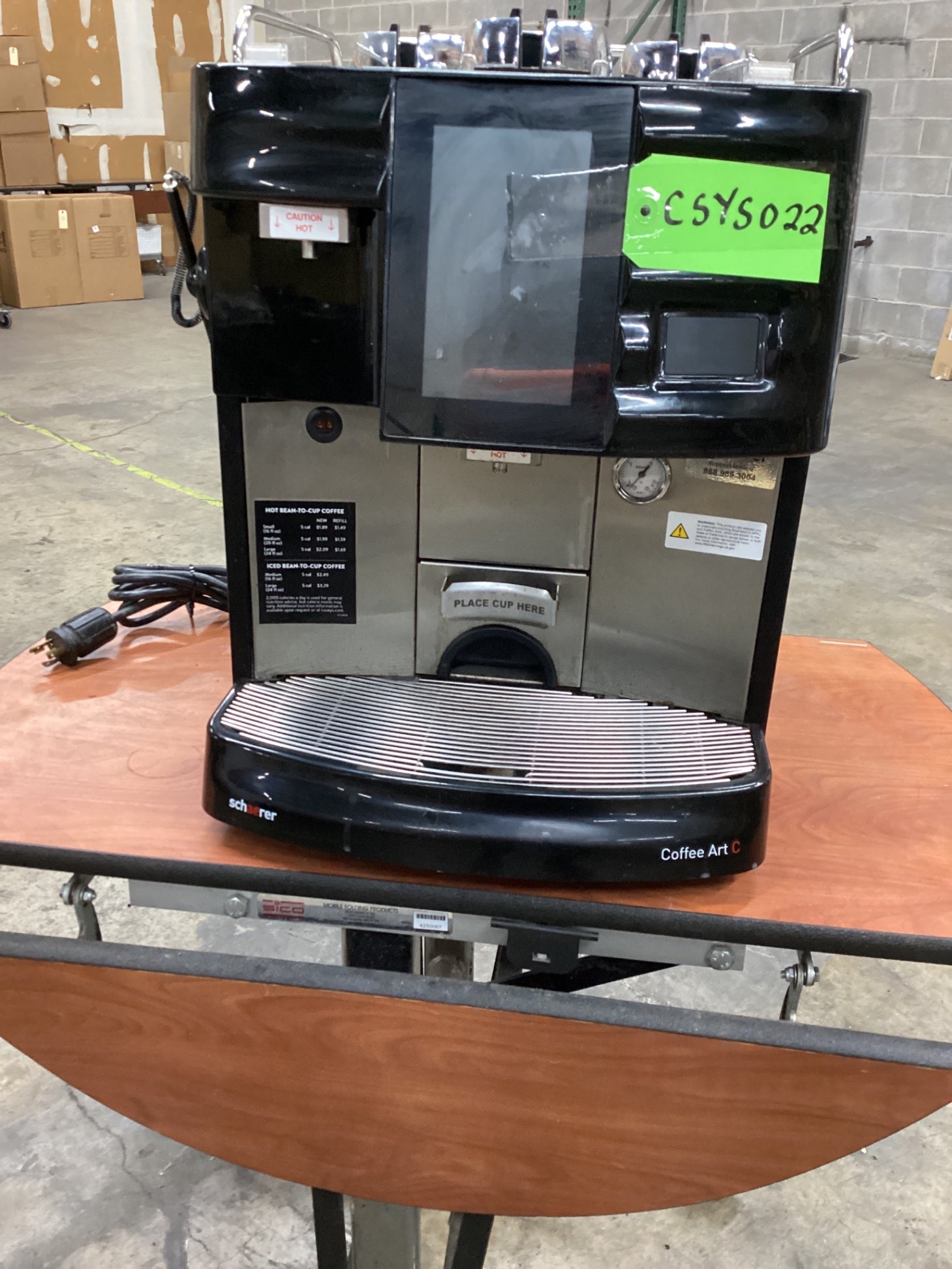 Schaerer Coffee Art C Super-automatic Bean-to-cup Coffee Machine With A Built-in Grinder