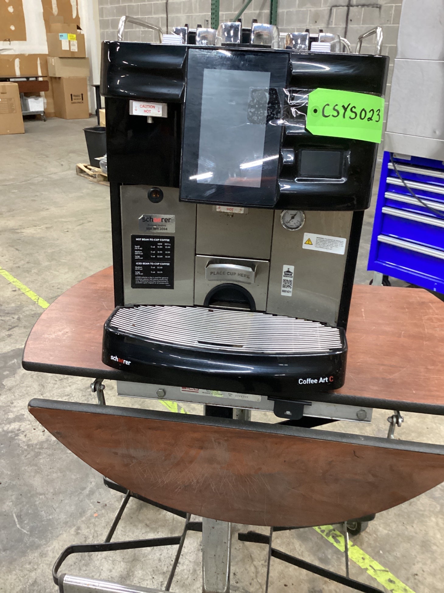 Schaerer Coffee Art C Super-automatic Bean-to-cup Coffee Machine With A Built-in Grinder