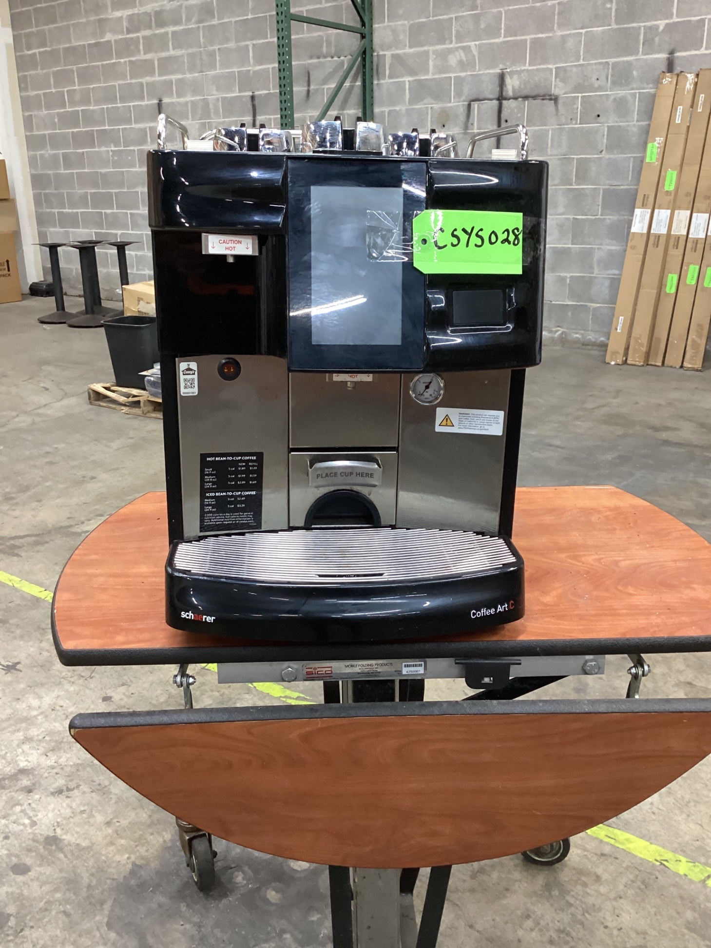 Schaerer Coffee Art C Super-automatic Bean-to-cup Coffee Machine With A Built-in Grinder