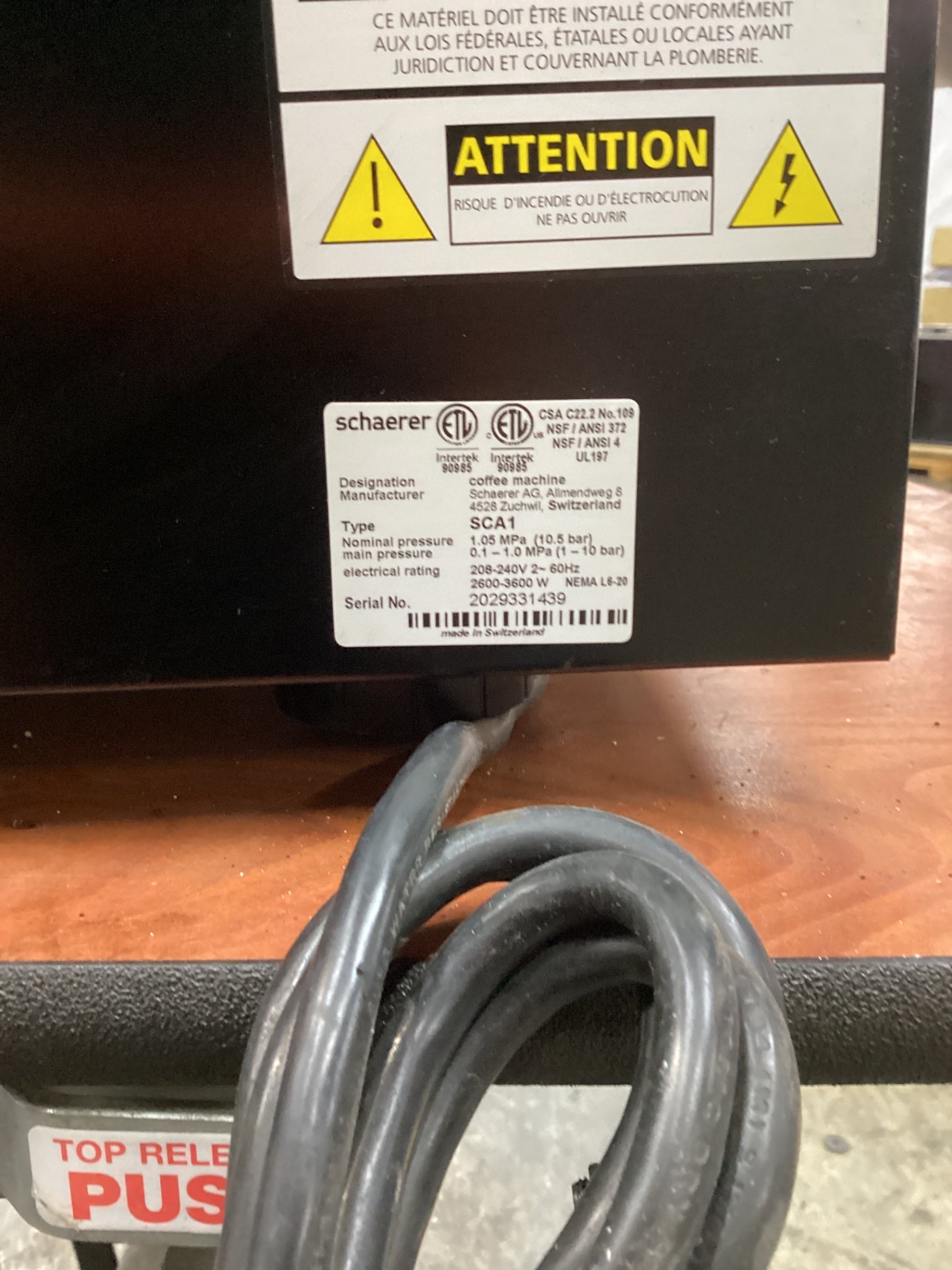 Schaerer Coffee Art C Super-automatic Bean-to-cup Coffee Machine With A Built-in Grinder