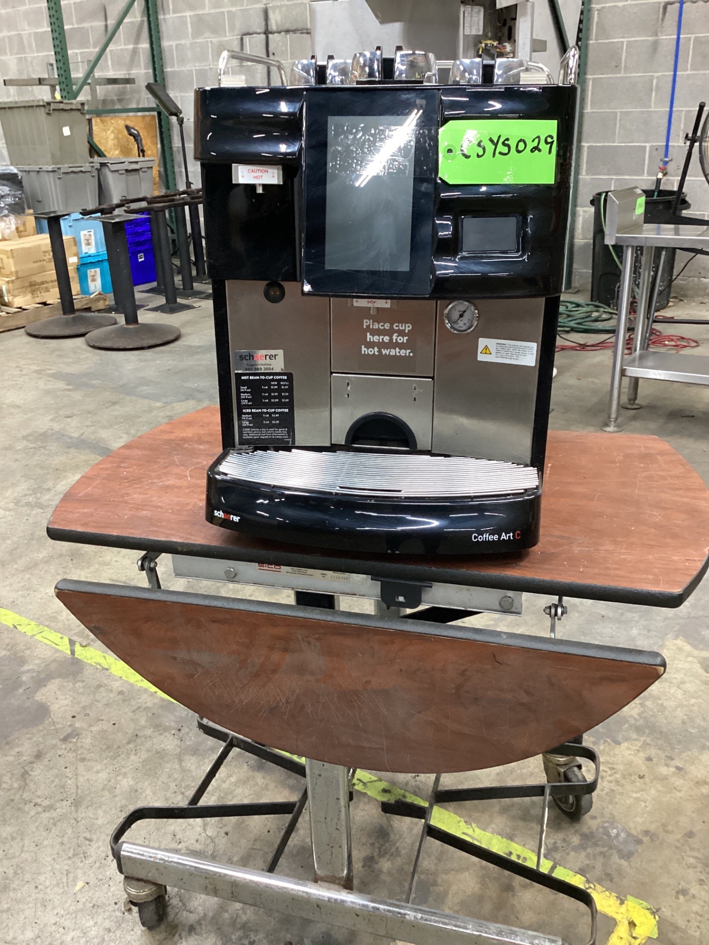 Schaerer Coffee Art C Super-automatic Bean-to-cup Coffee Machine With A Built-in Grinder