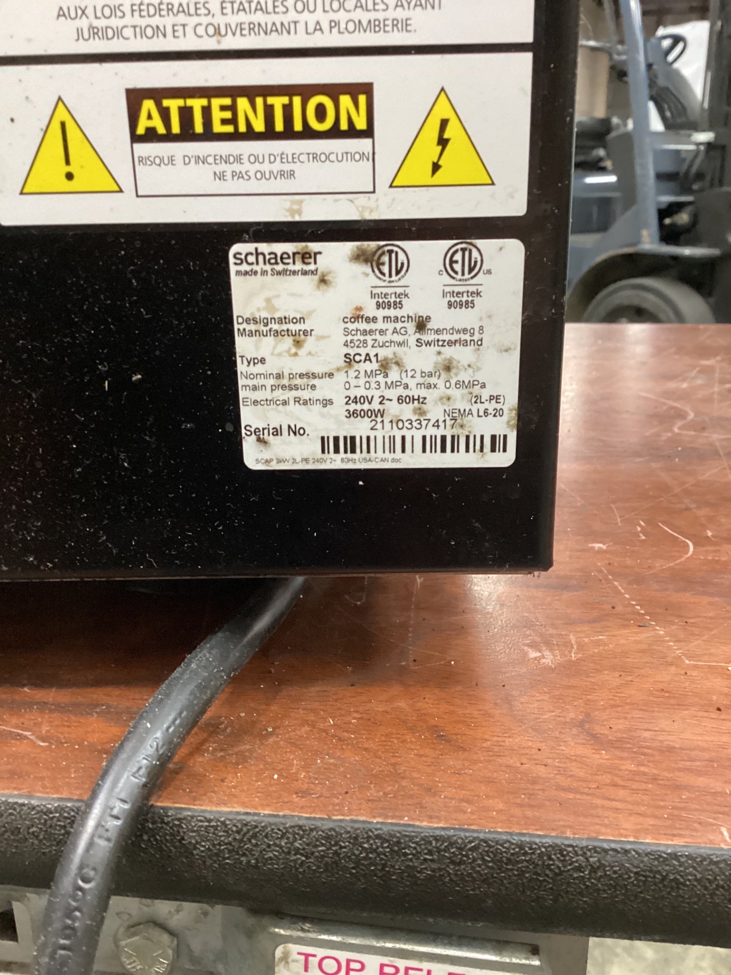 Schaerer Coffee Art C Super-automatic Bean-to-cup Coffee Machine With A Built-in Grinder