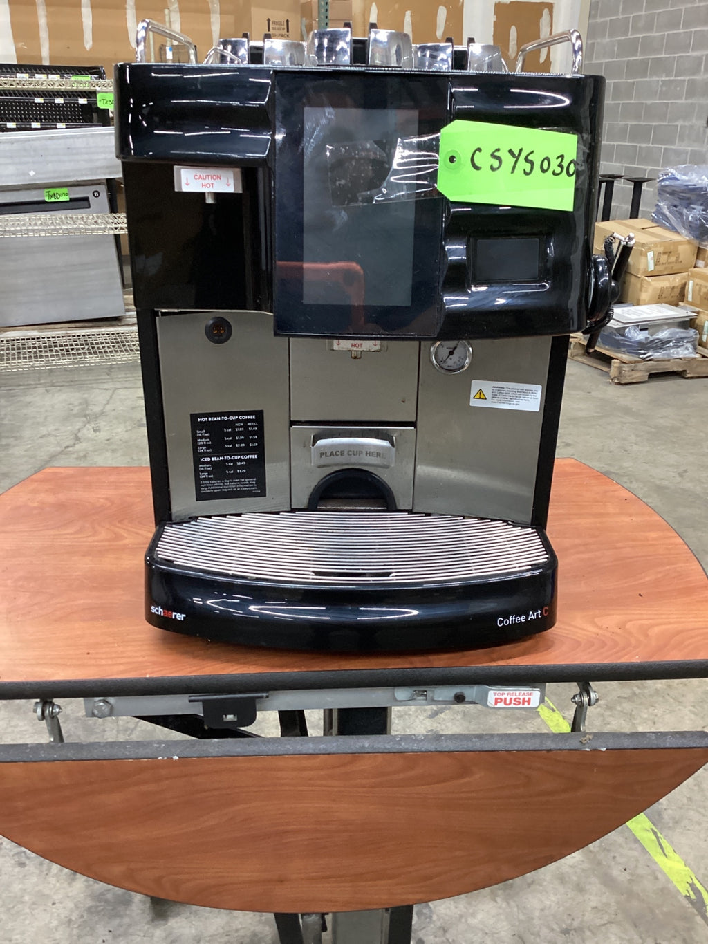 Schaerer Coffee Art C Super-automatic Bean-to-cup Coffee Machine With A Built-in Grinder