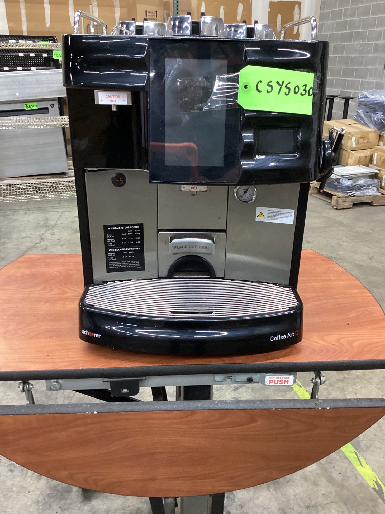 Schaerer Coffee Art C Super-automatic Bean-to-cup Coffee Machine With A Built-in Grinder