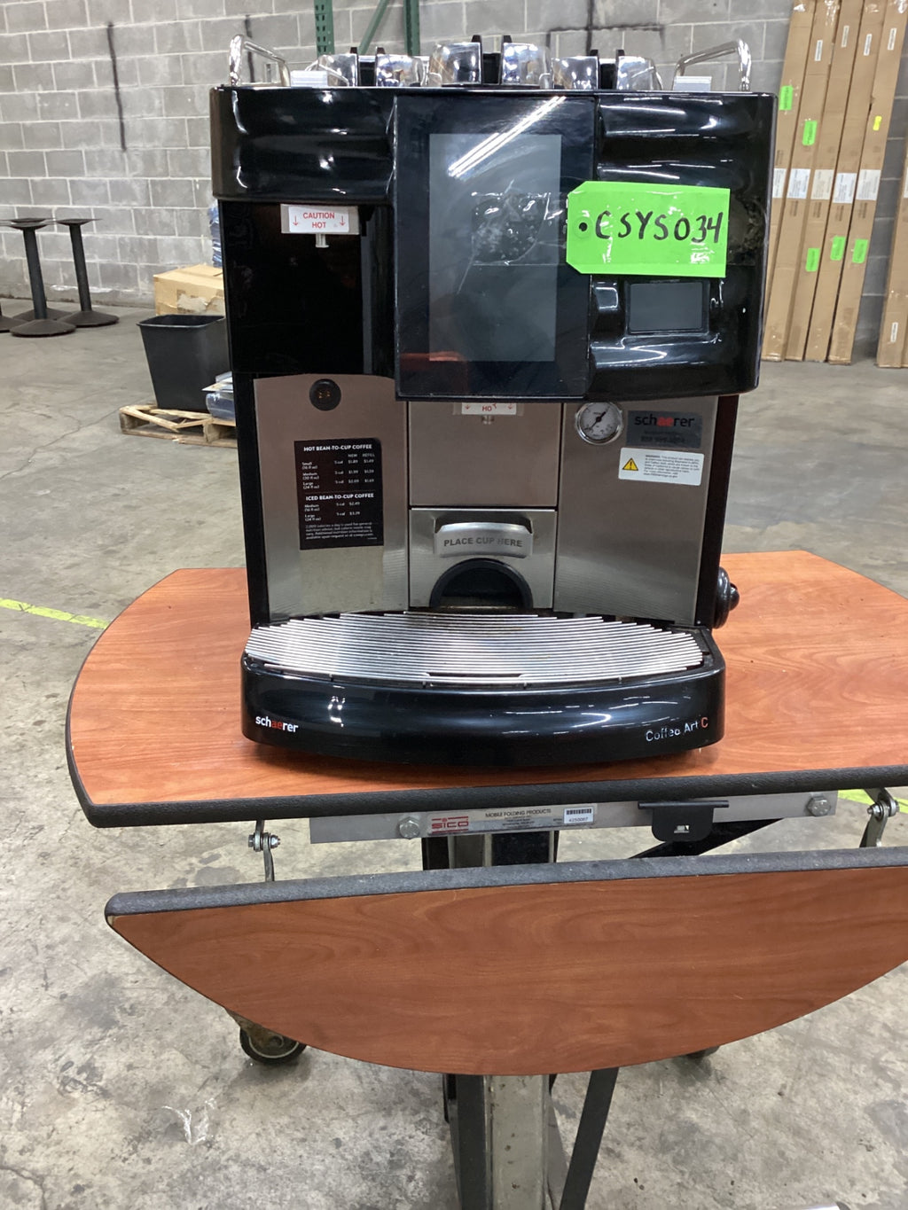 Schaerer Coffee Art C Super-automatic Bean-to-cup Coffee Machine With A Built-in Grinder