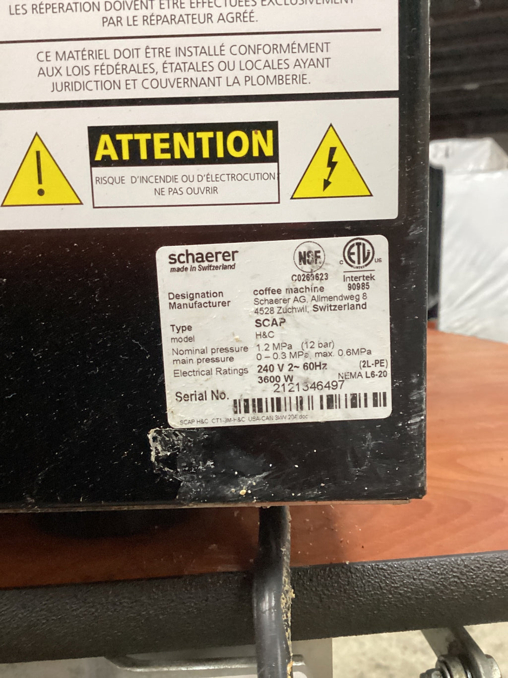 Schaerer Coffee Art C Super-automatic Bean-to-cup Coffee Machine With A Built-in Grinder