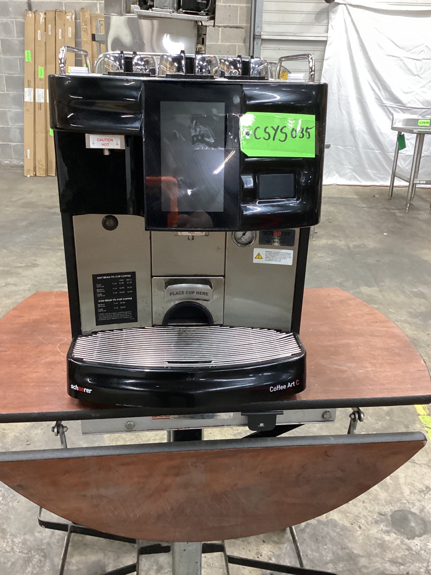 Schaerer Coffee Art C Super-automatic Bean-to-cup Coffee Machine With A Built-in Grinder