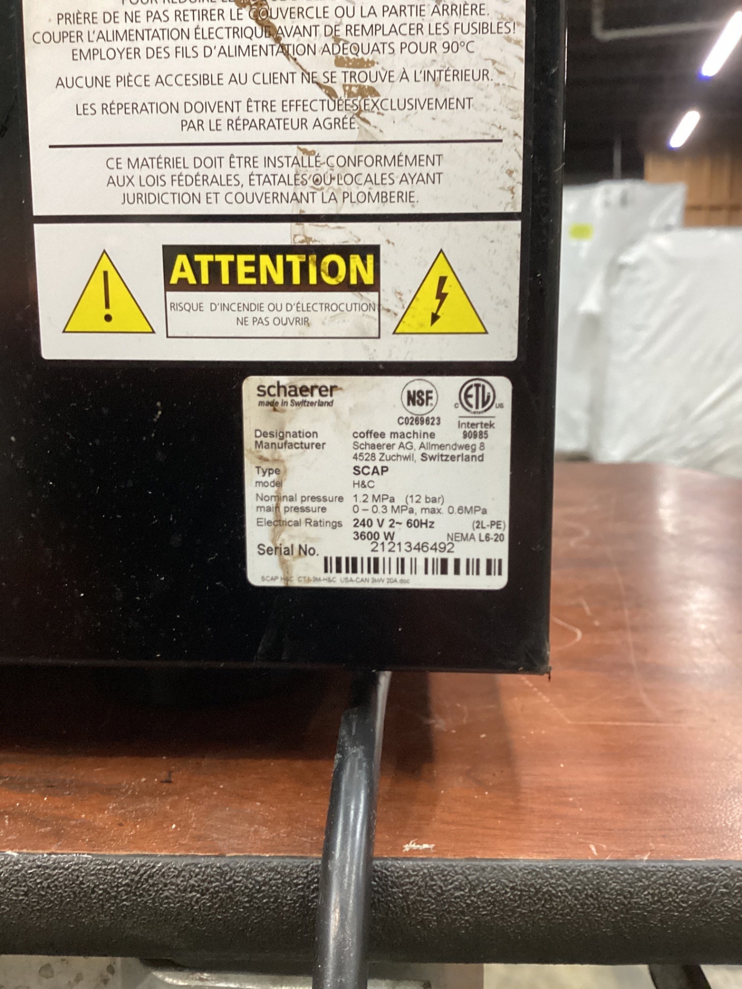 Schaerer Coffee Art C Super-automatic Bean-to-cup Coffee Machine With A Built-in Grinder