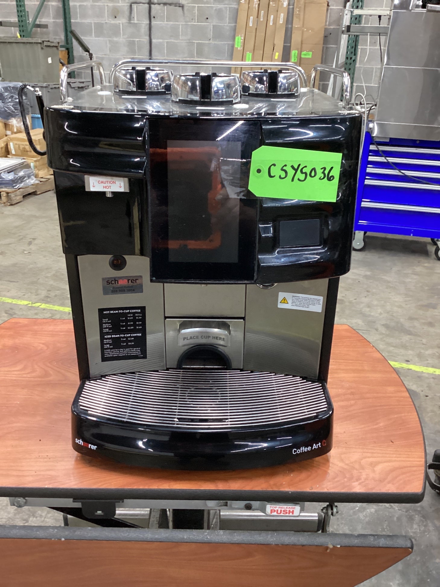 Schaerer Coffee Art C Super-automatic Bean-to-cup Coffee Machine With A Built-in Grinder