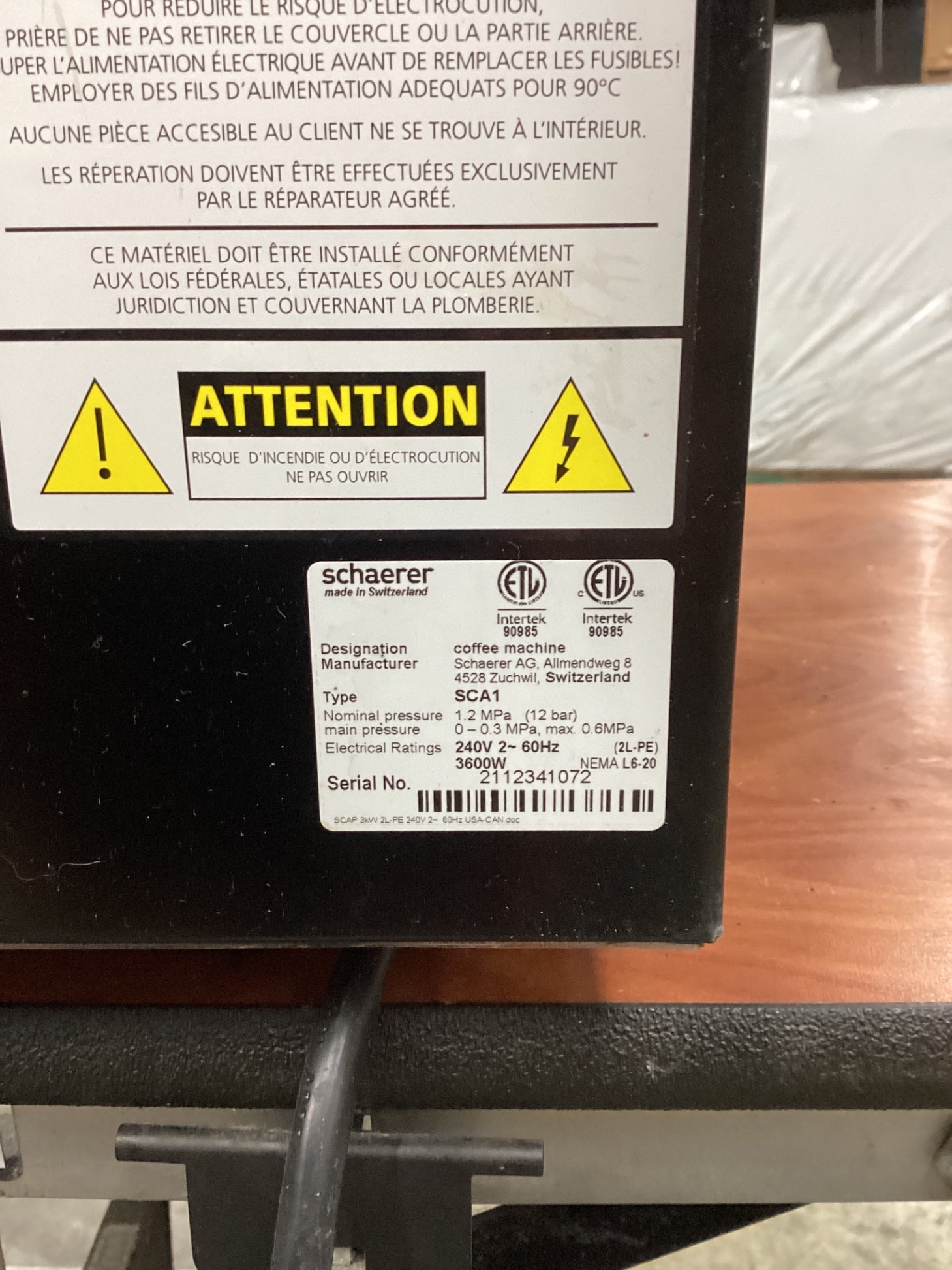 Schaerer Coffee Art C Super-automatic Bean-to-cup Coffee Machine With A Built-in Grinder