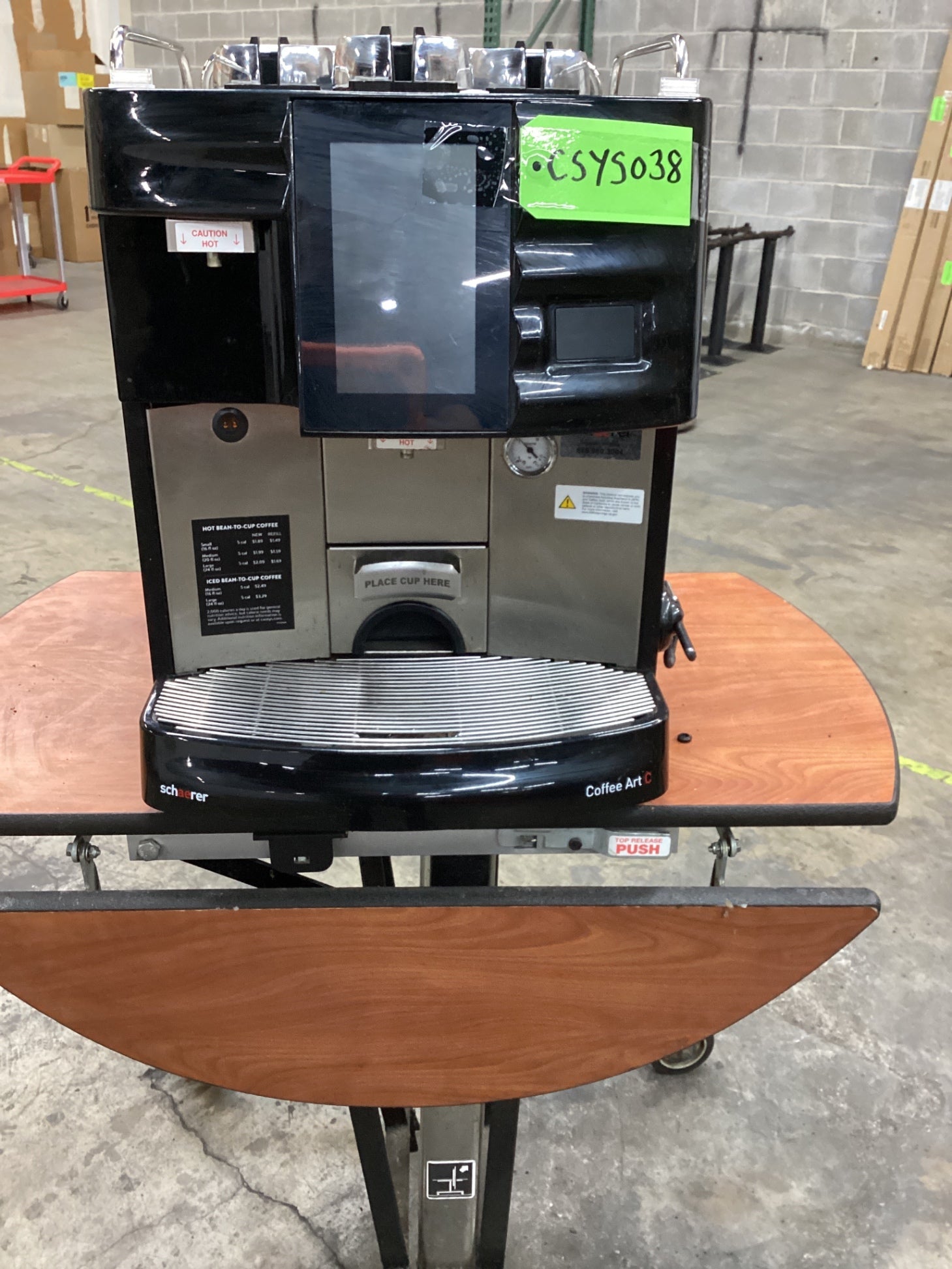 Schaerer Coffee Art C Super-automatic Bean-to-cup Coffee Machine With A Built-in Grinder