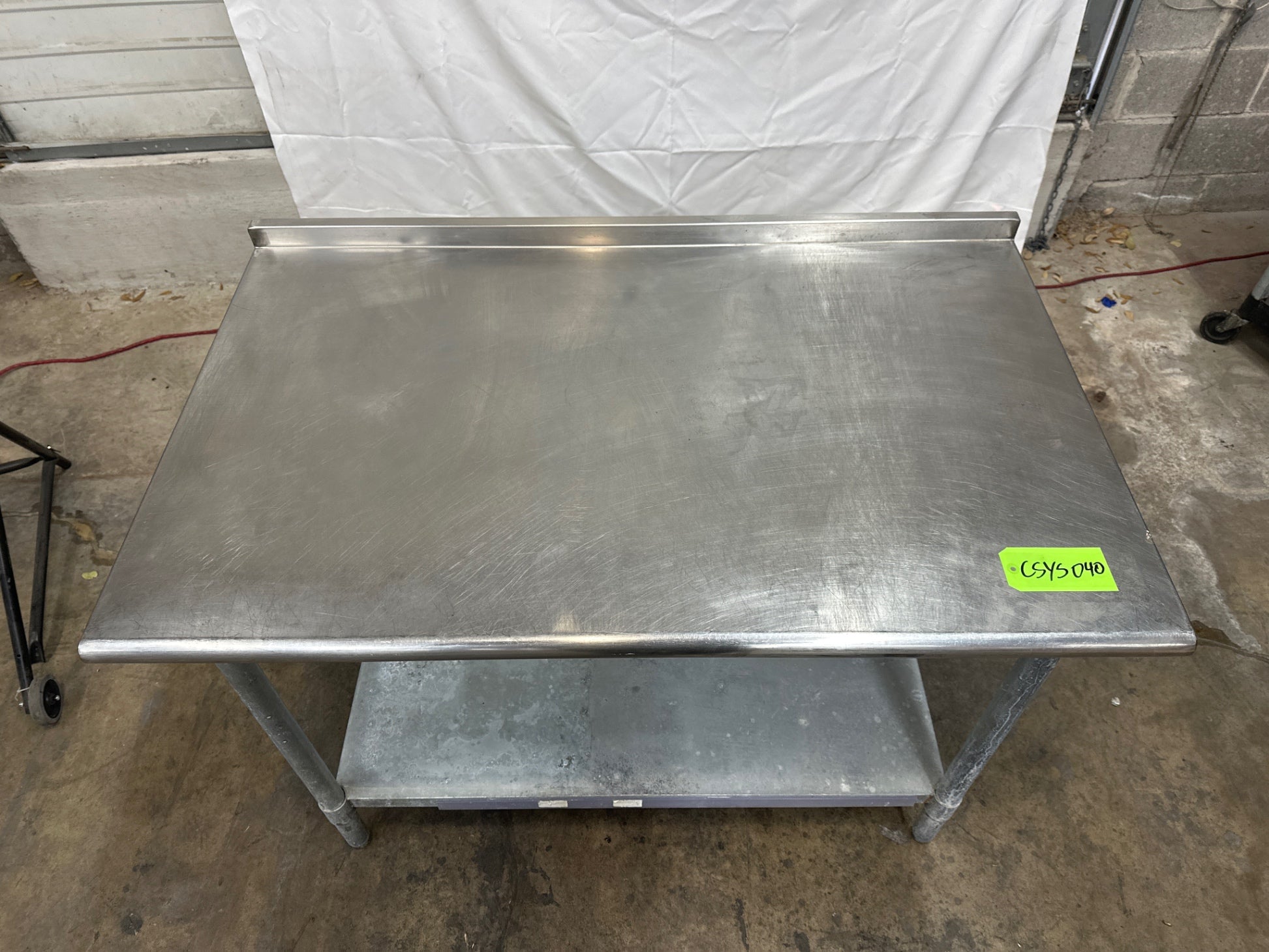 Stainless Steel Prep Table - 48”x30”