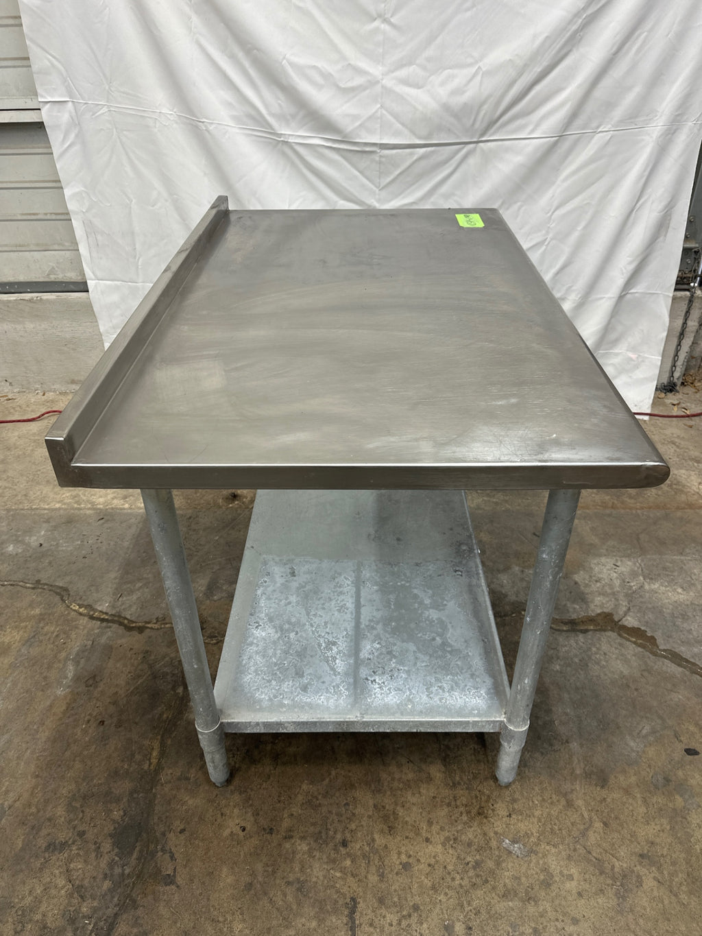 Stainless Steel Prep Table - 48”x30”