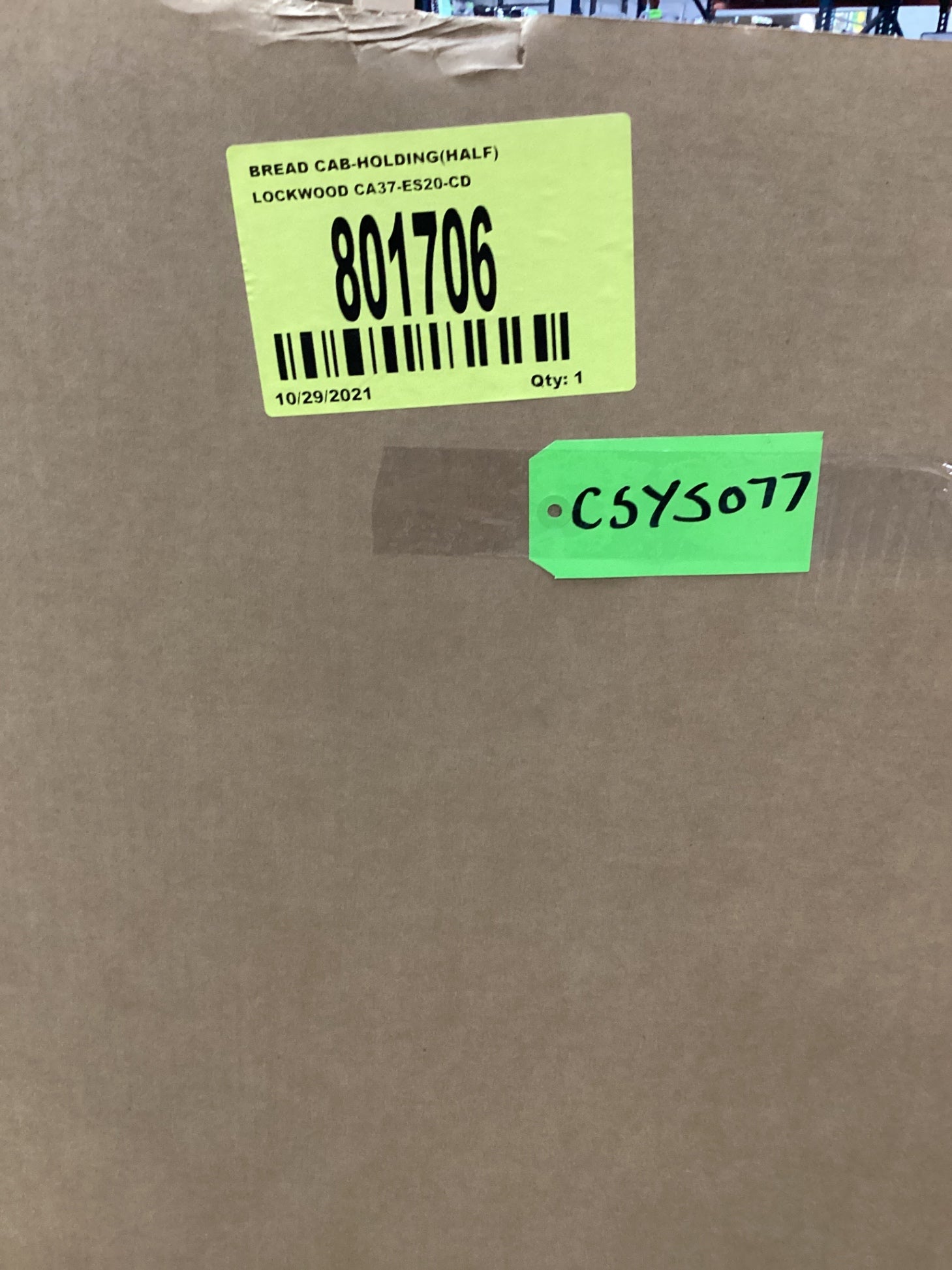 Lockwood CA37-ES20-CD Half Height Economy Display Cabinet