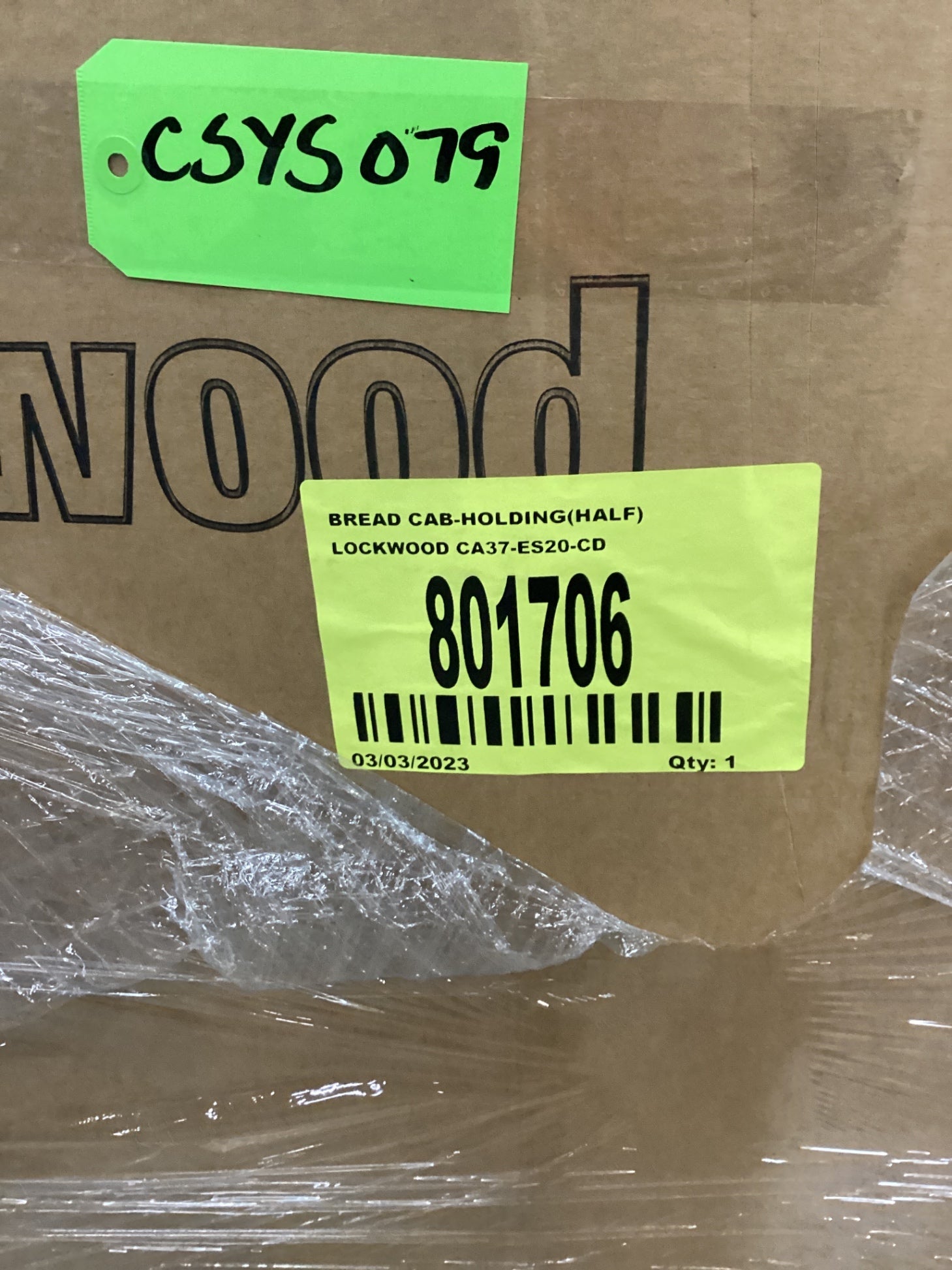 Lockwood CA37-ES20-CD Half Height Economy Display Cabinet