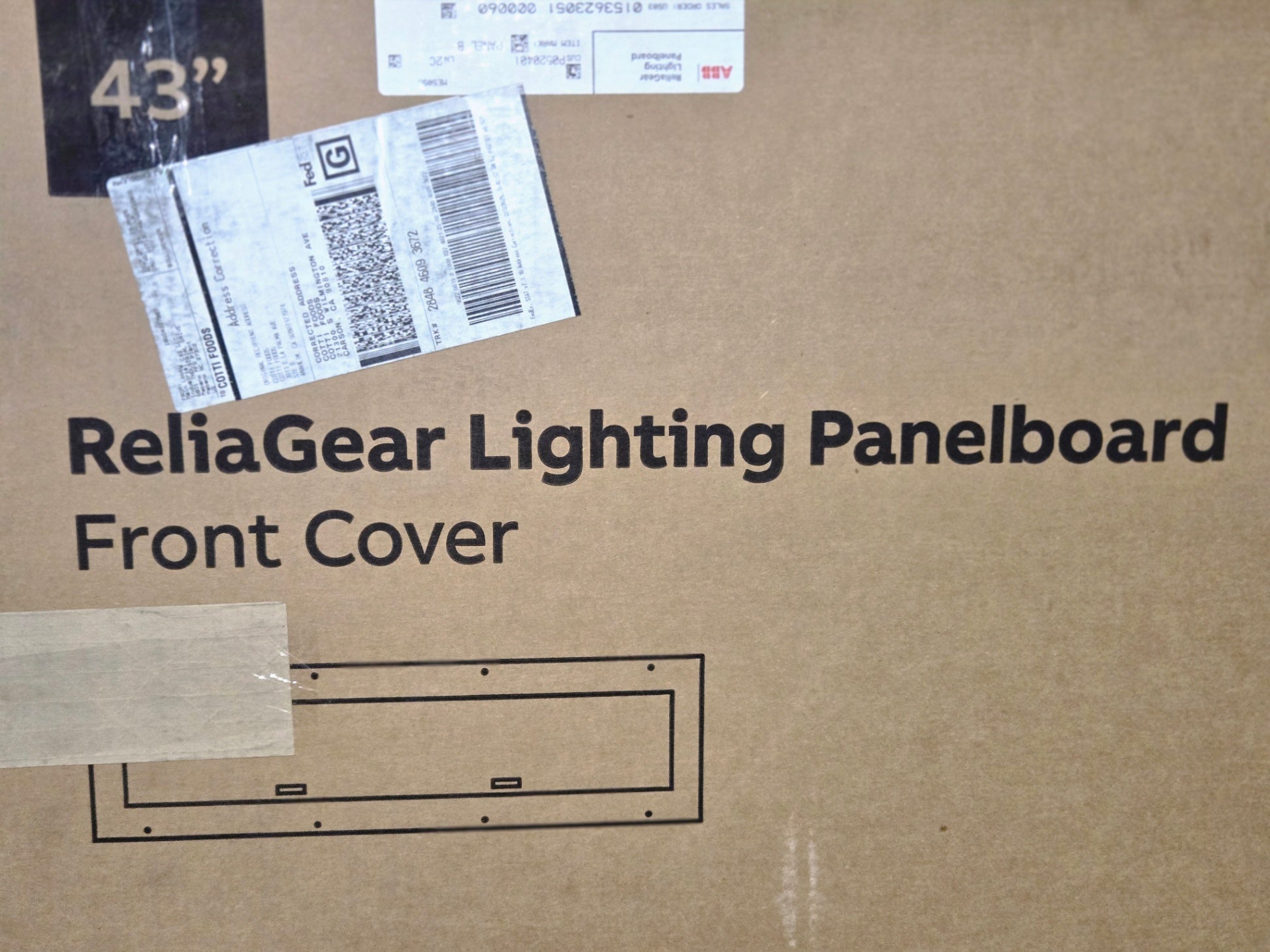 ABB 43" ReliaGear Lighting Panelboards