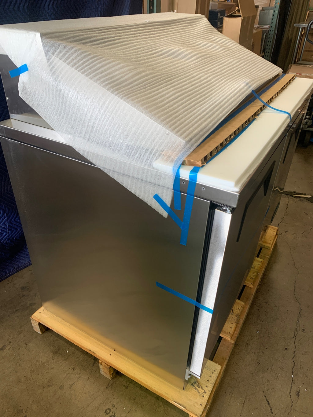 True TFP-48-18M Double Door Sandwich Prep Station