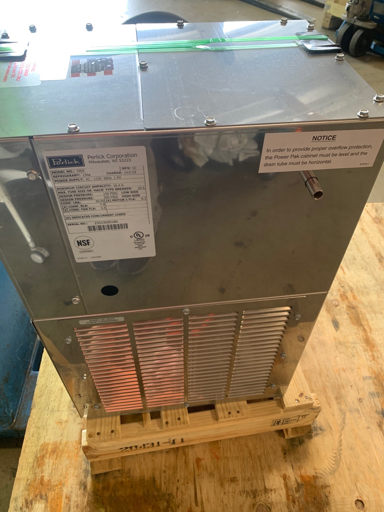 Perlick Power Pak, 1/3HP, Single Pump Air Cooled