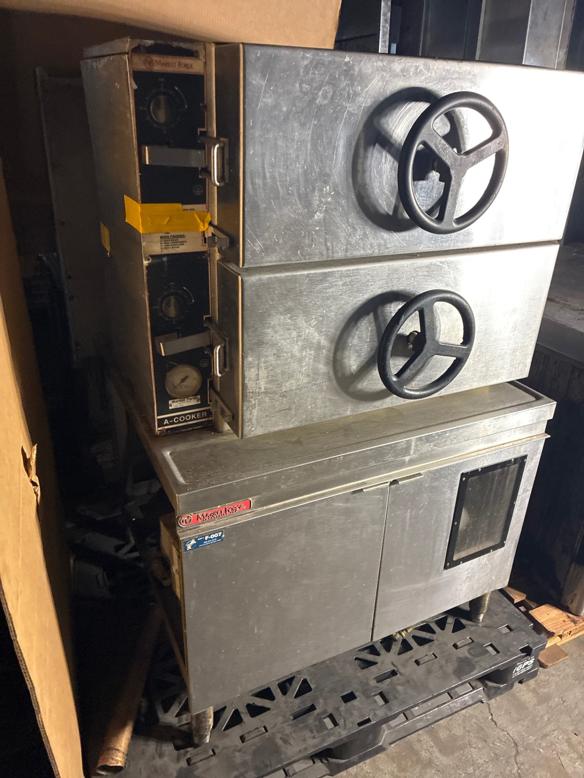 Market Forge Industries A1-COOKER Steamer, Double Stack, Self-contained