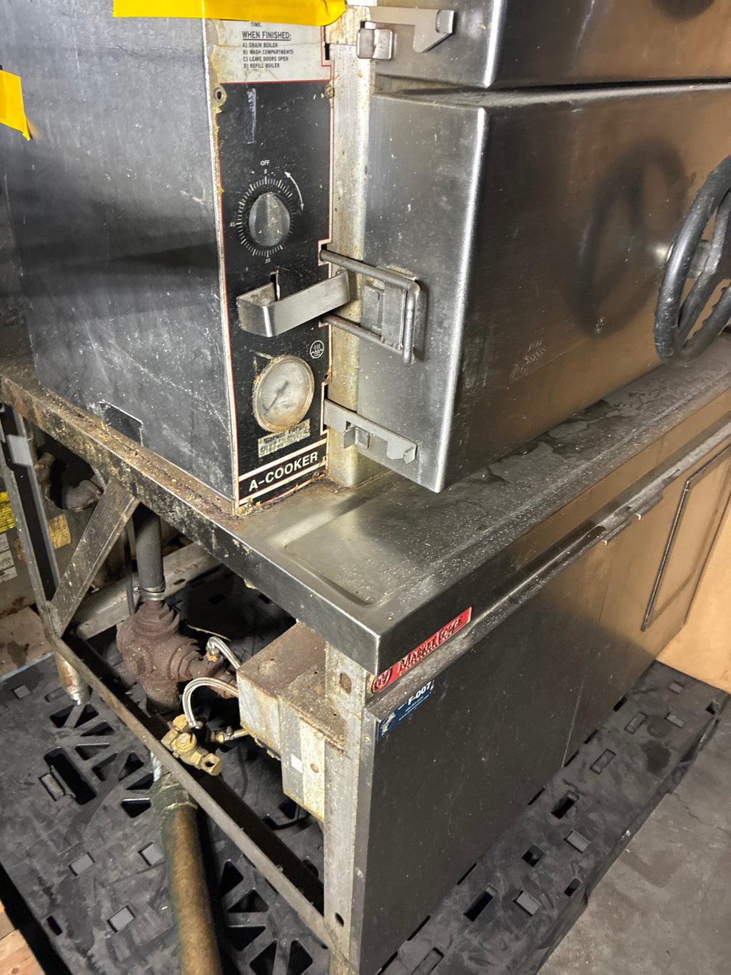 Market Forge Industries A1-COOKER Steamer, Double Stack, Self-contained