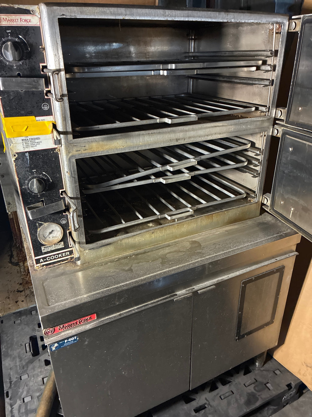 Market Forge Industries A1-COOKER Steamer, Double Stack, Self-contained