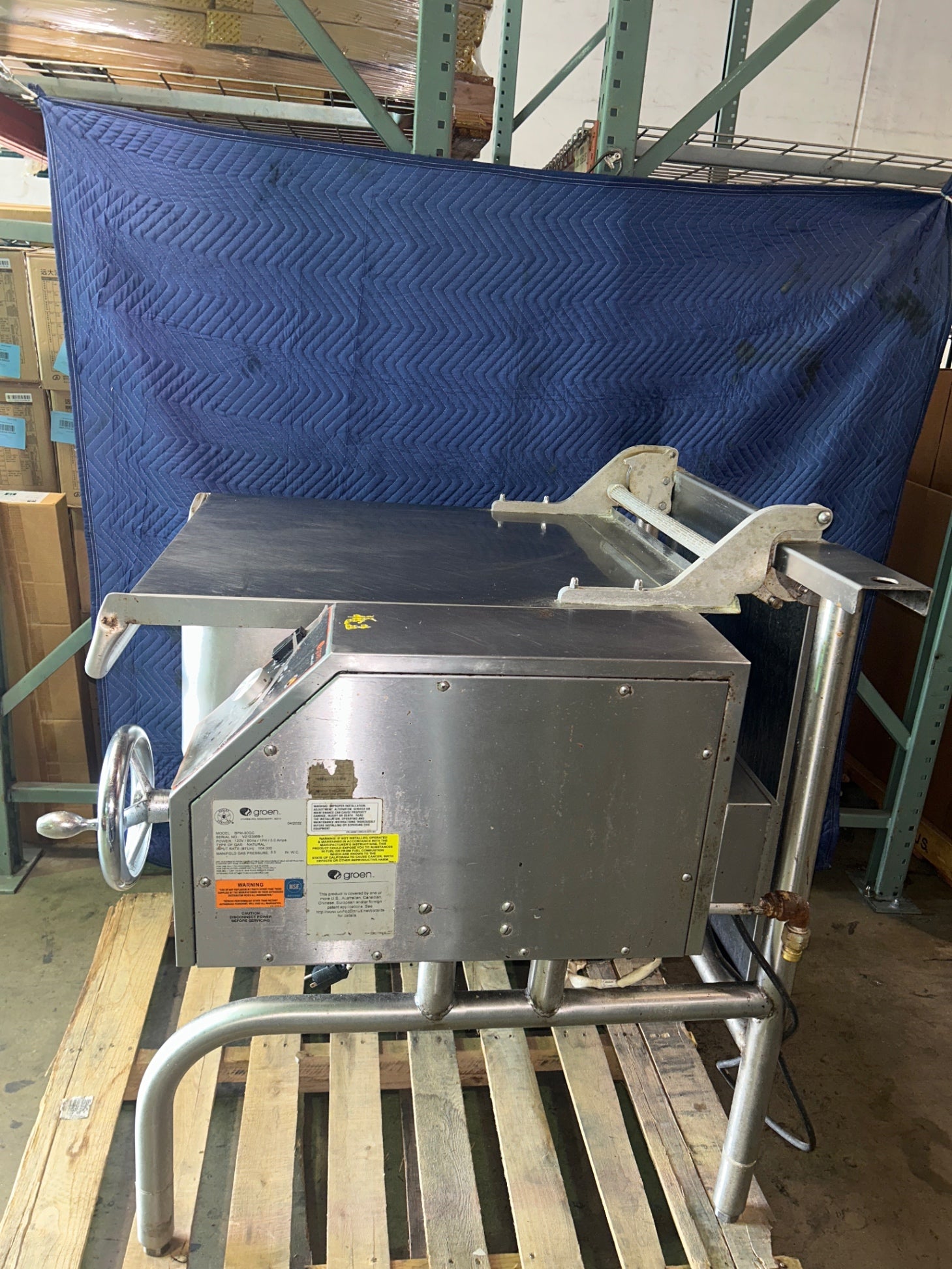 Groen BPM-30GC Tilt Kettle