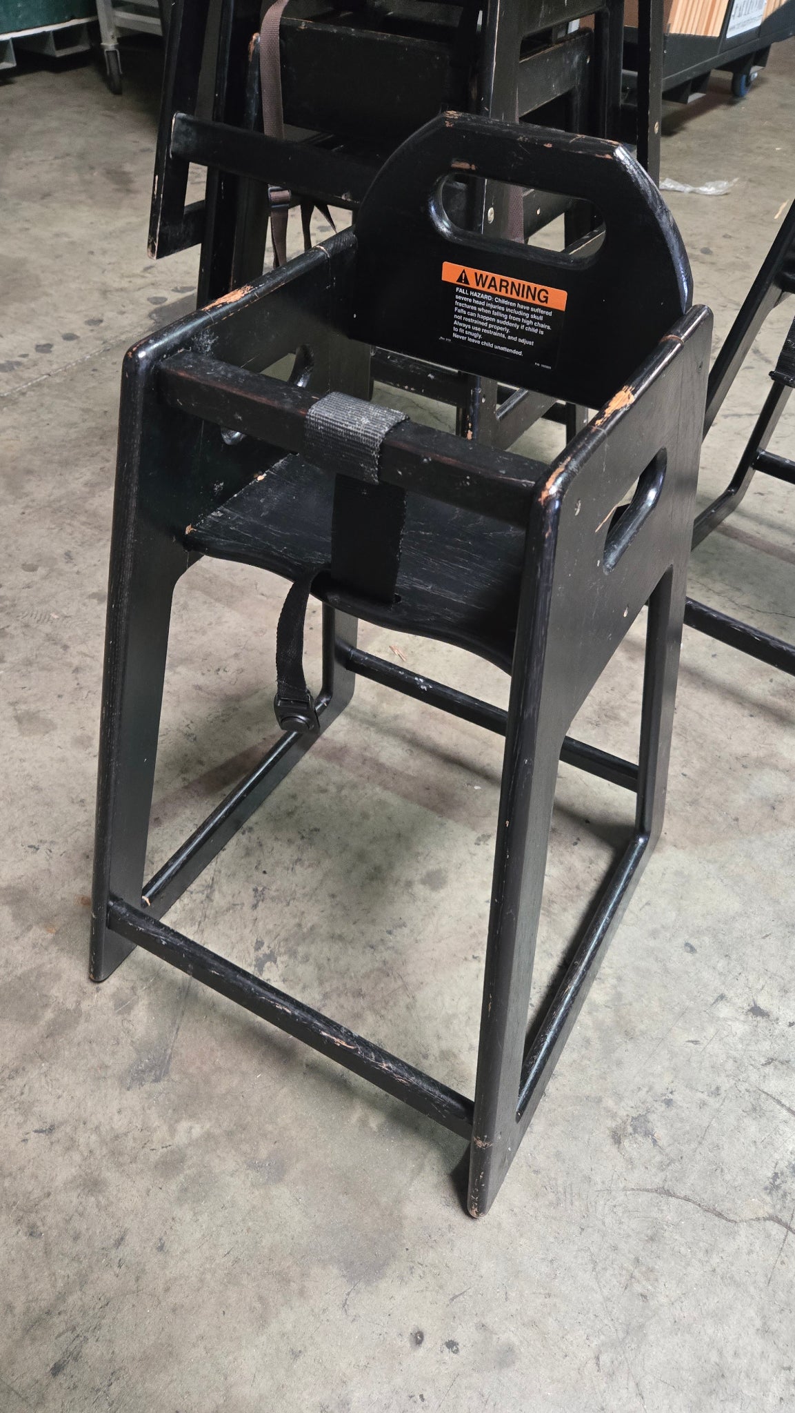 Alpine Industries Stackable Restaurant High Chairs - Lot Of 5