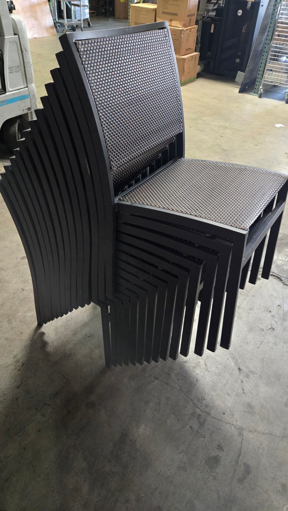 Aluminum Patio Chairs - Lot Of 14