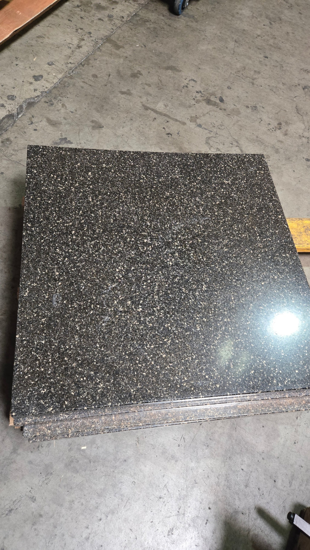 Outdoor Composite Fo Granite Tables And Bases - Lot Of 5