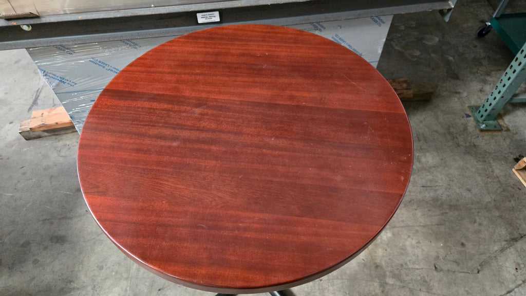 Tall Bar Round Table - Lot Of 2