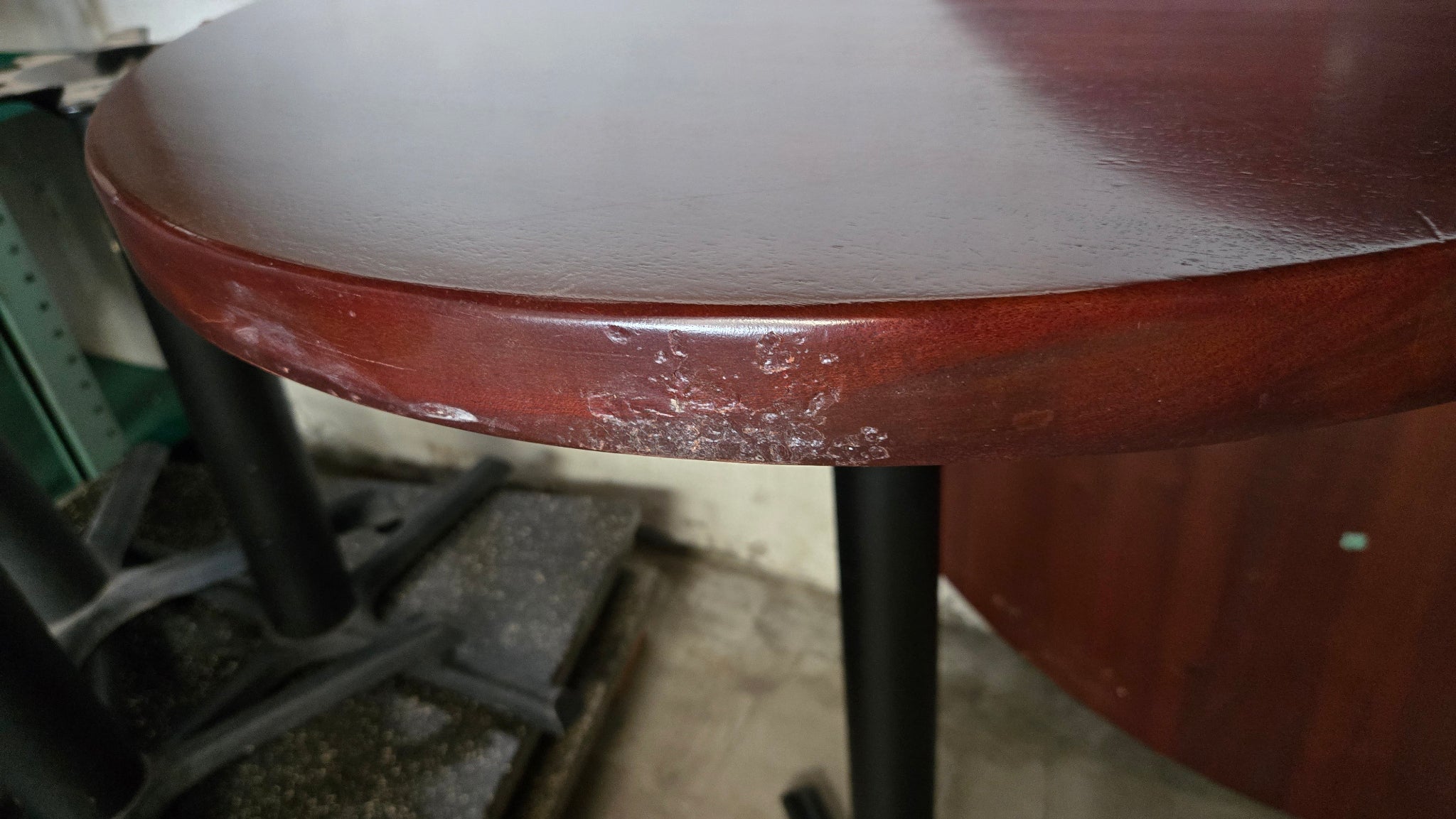 Tall Bar Round Table - Lot Of 2