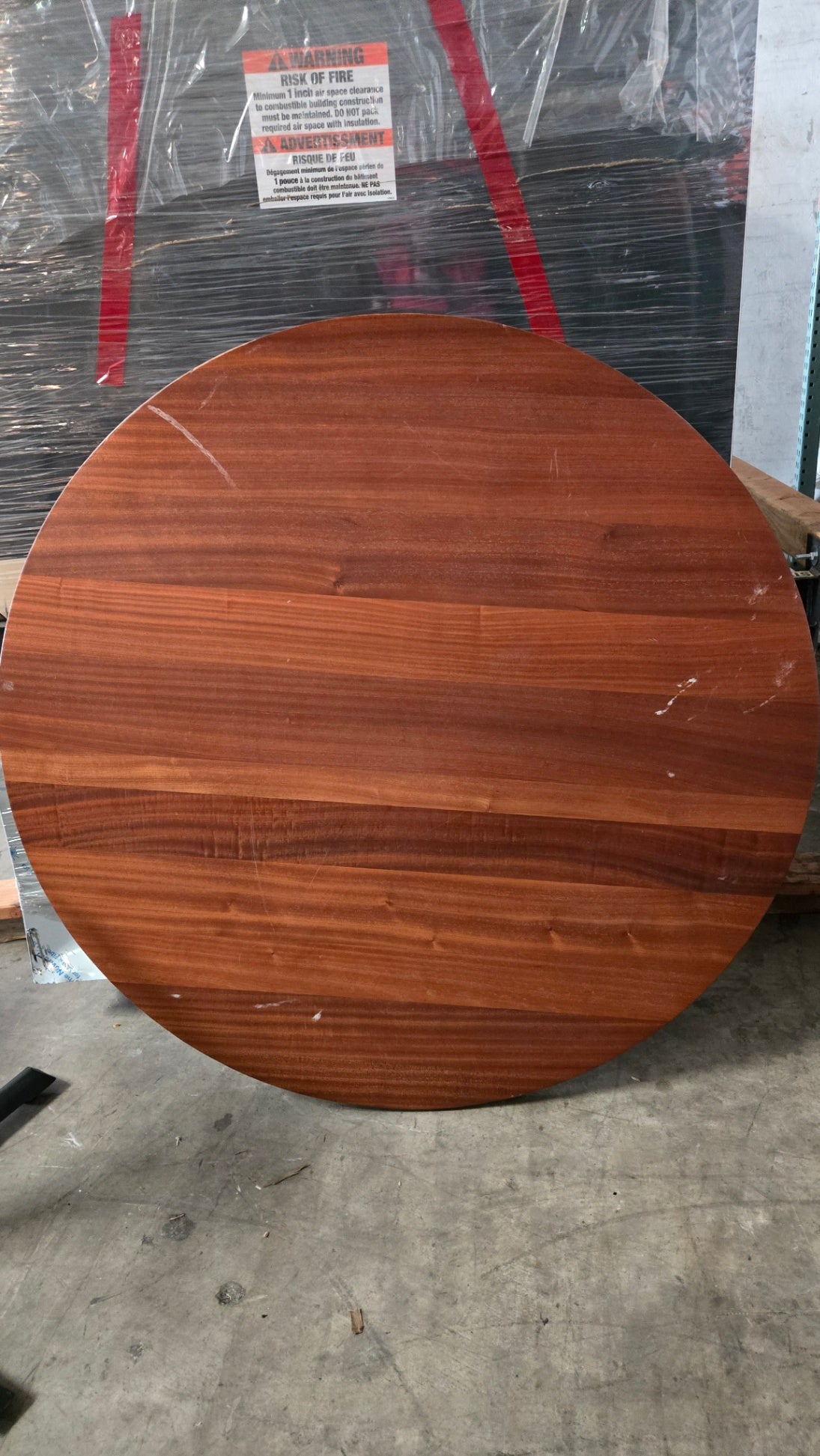 Large Round Wooden Table