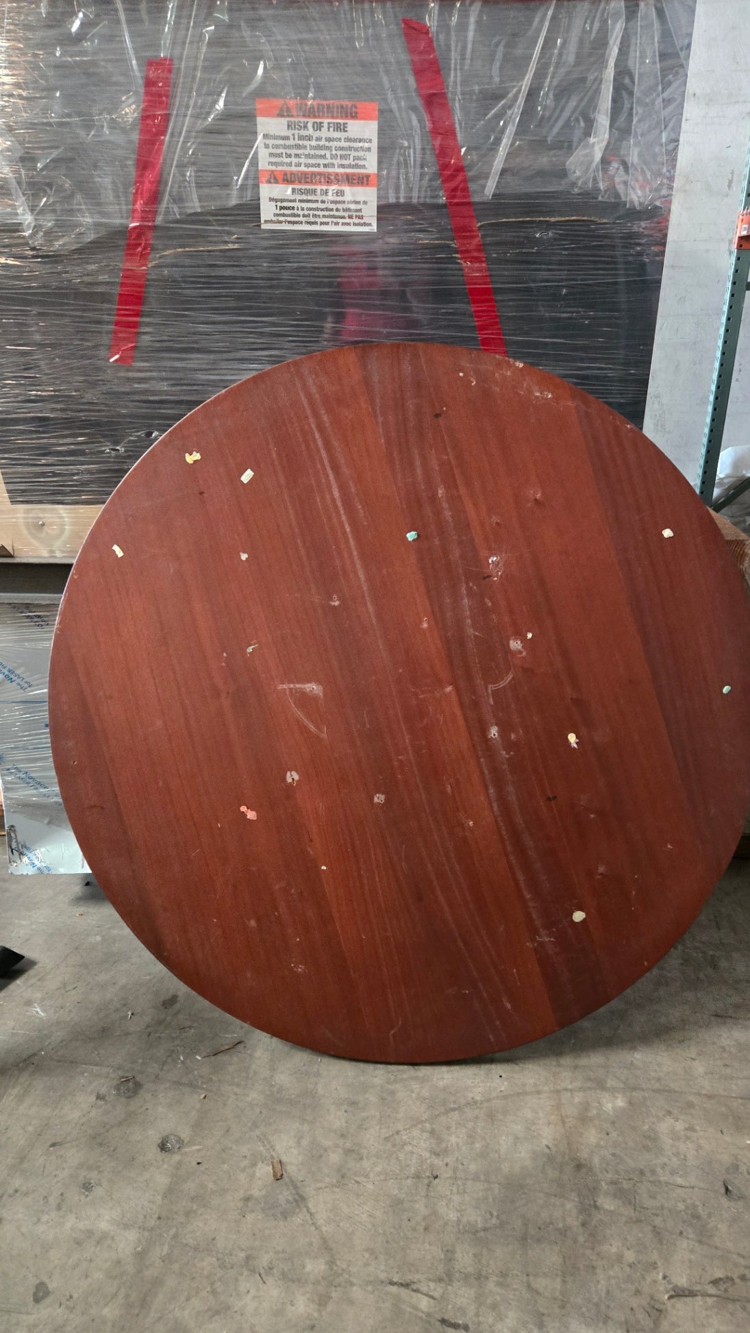 Large Round Wooden Table