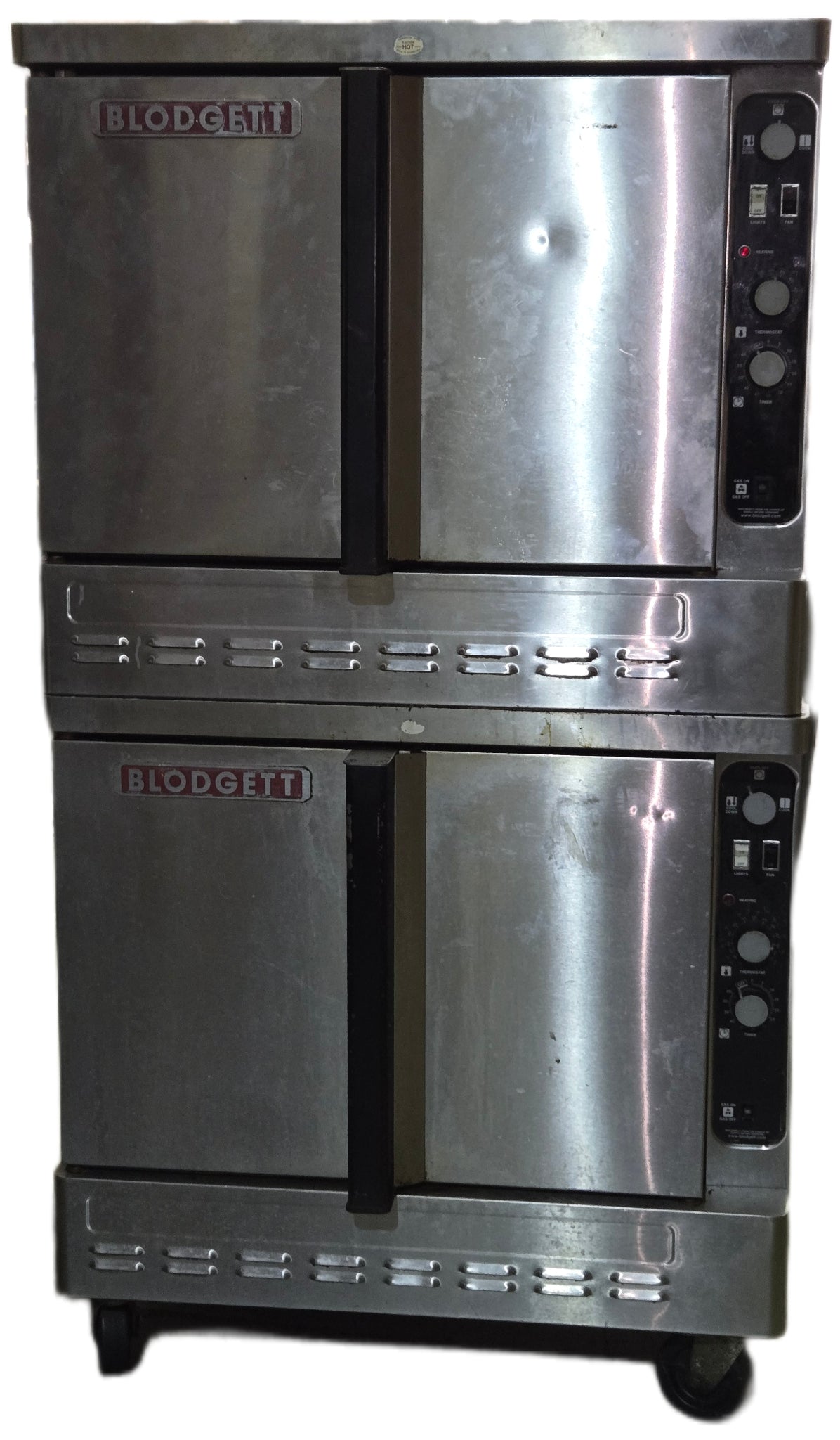 Blodgett DFG-100-3 Premium Series Double Deck Full Size Convection Oven.