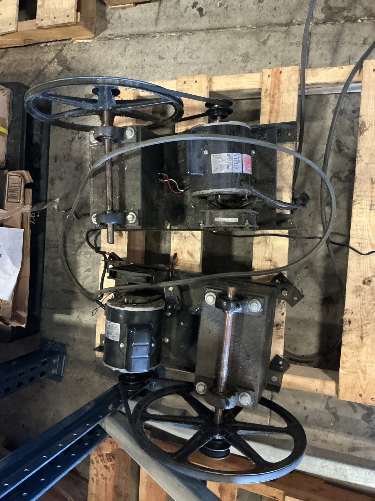 Vintage Style Motors/Pullies for Ceiling Fan system