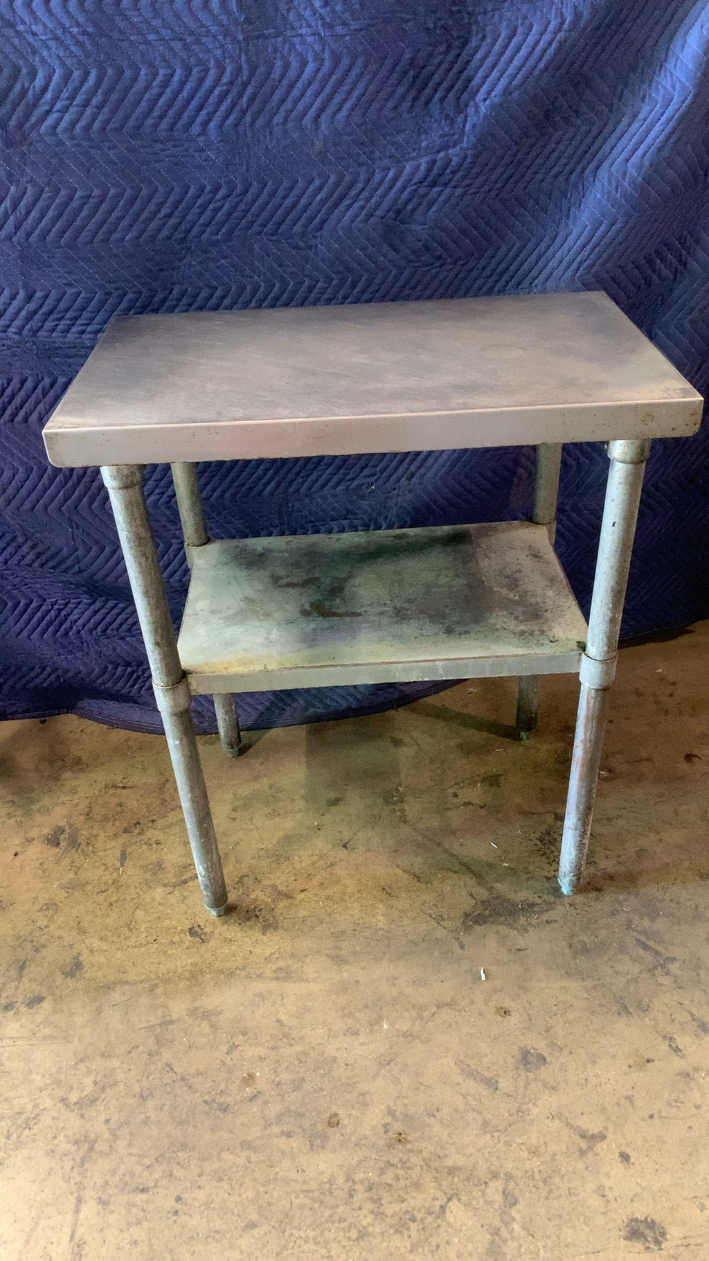 GSW T2436-2S Work Table, 2-Tier Stainless Steel NSF Certified
