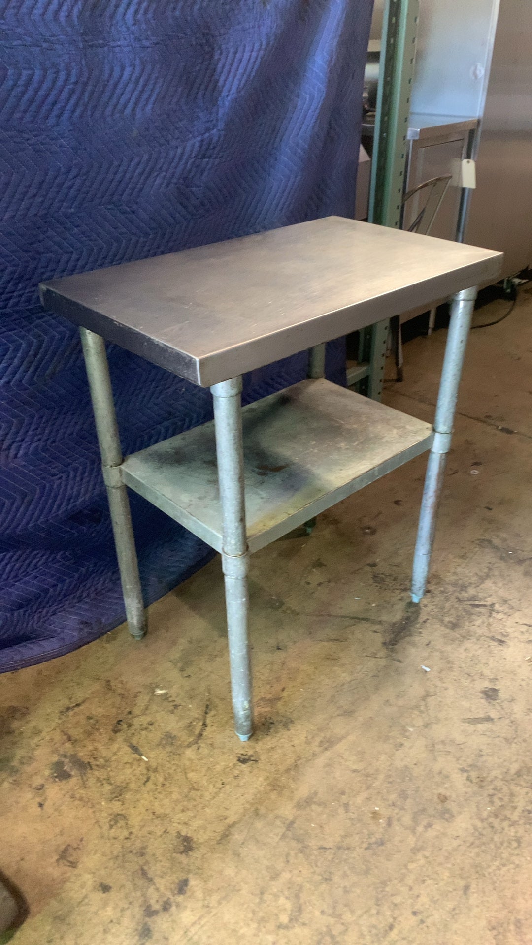 GSW T2436-2S Work Table, 2-Tier Stainless Steel NSF Certified