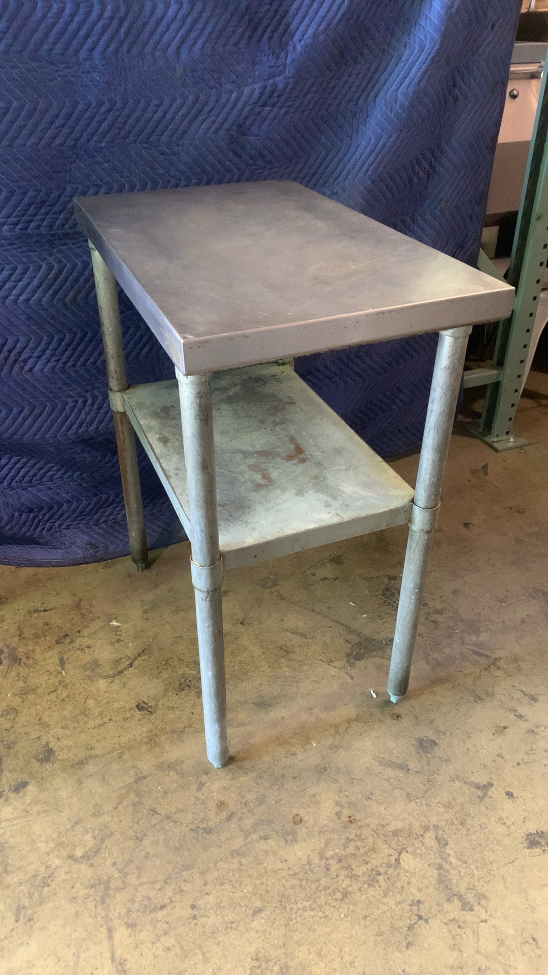 GSW T2436-2S Work Table, 2-Tier Stainless Steel NSF Certified