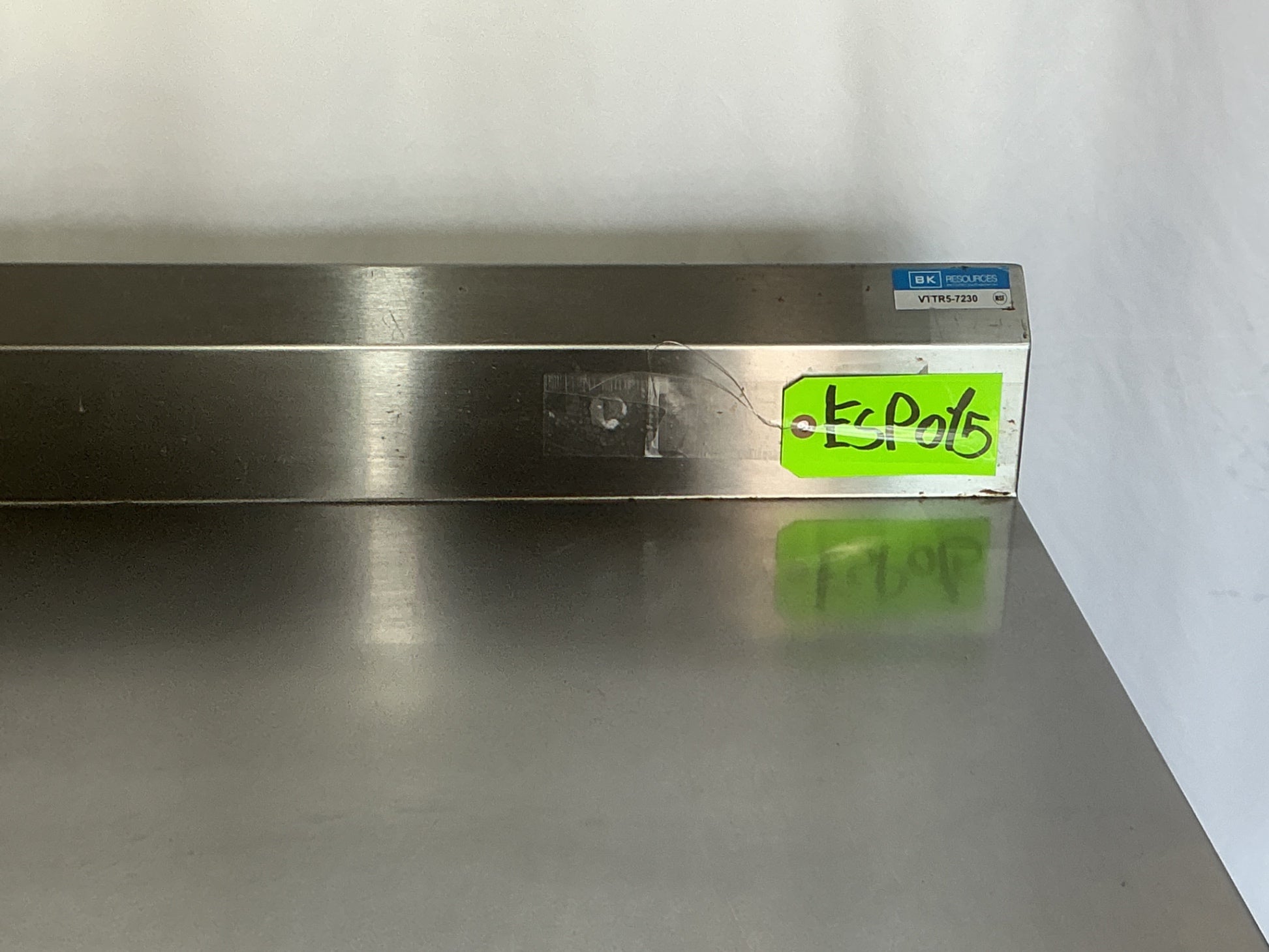 BK Resources VTTR5-7230 Stainless Steel Prep Table